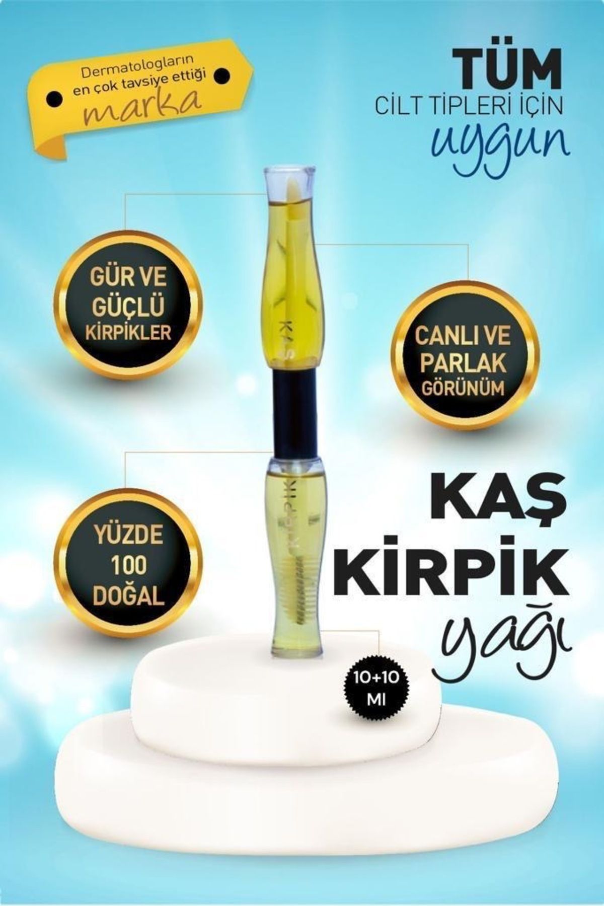 DOREE BEAUTE Kaş kirpik serumu keratinli e vitamini 20 ml