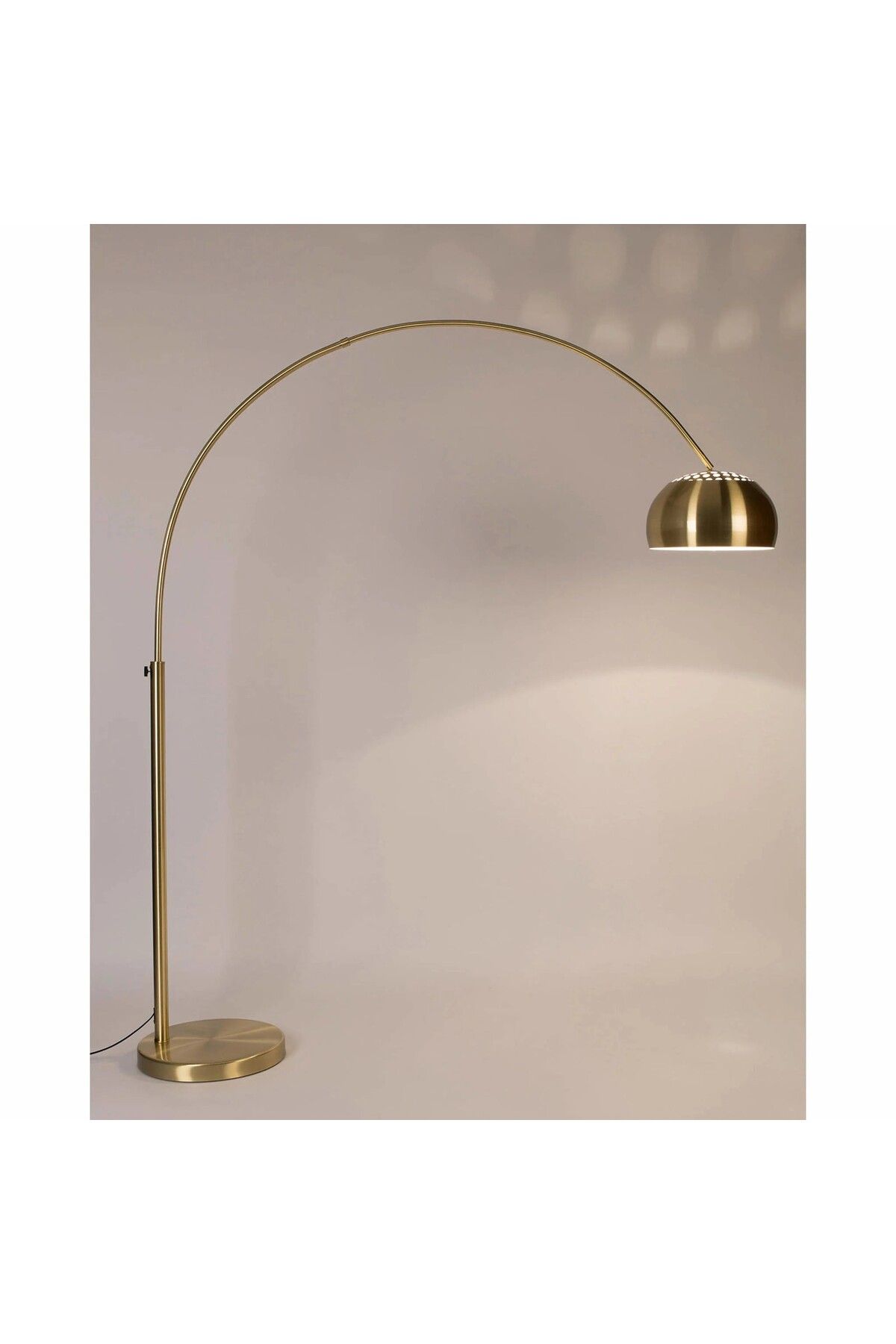 Lamp Han Gold Deve Boynu Modern Tasarım Olta Lambader