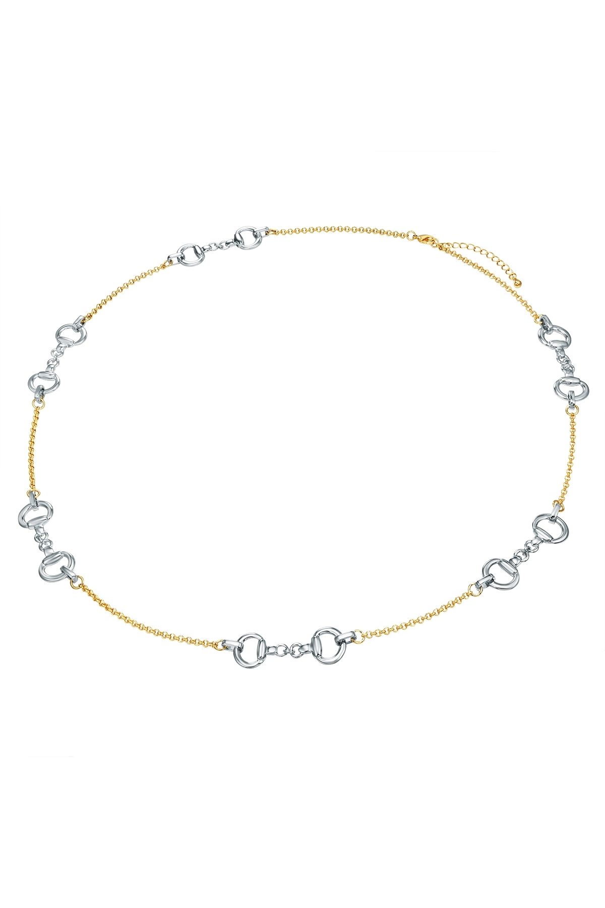 Lulu & Jane-Modeschmuckhalskette Kette Bi-color 3