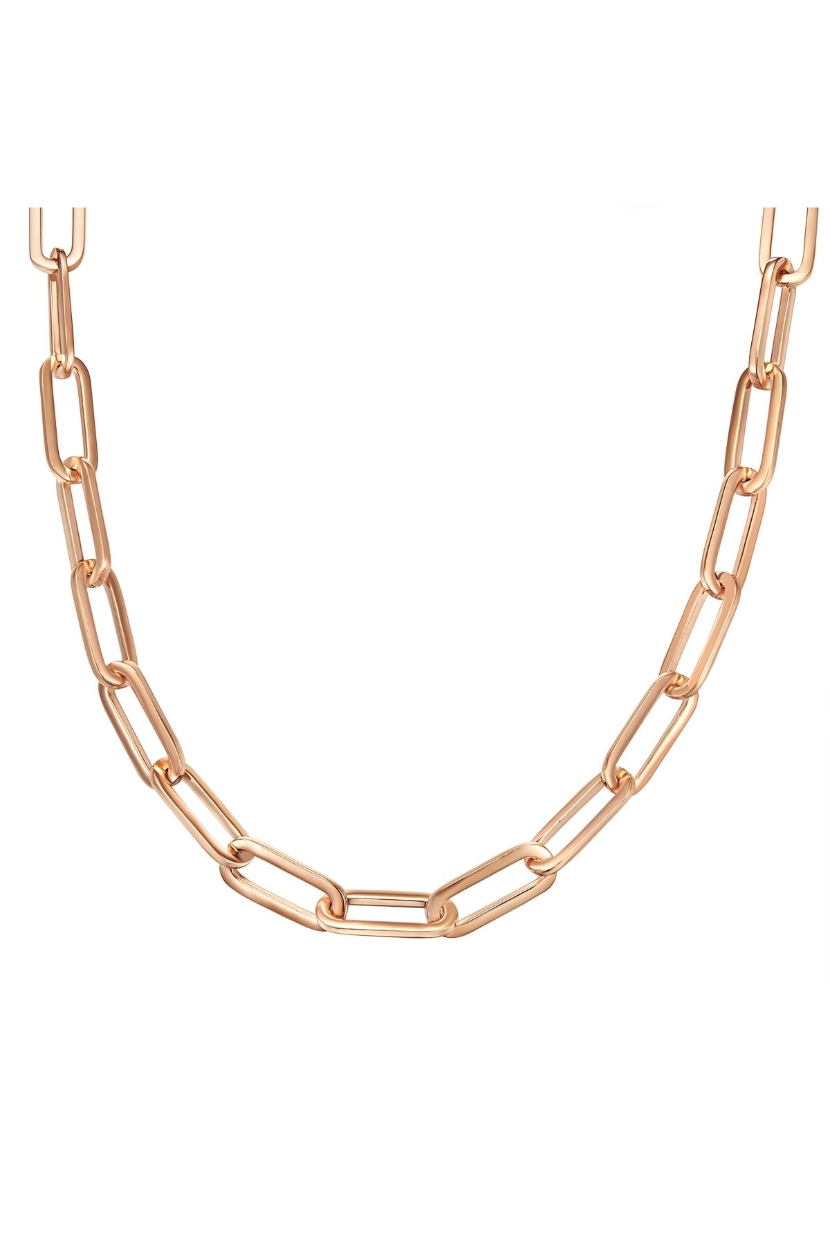 Lulu & Jane-Modeschmuckhalskette Kette mit Anhänger roségold 1
