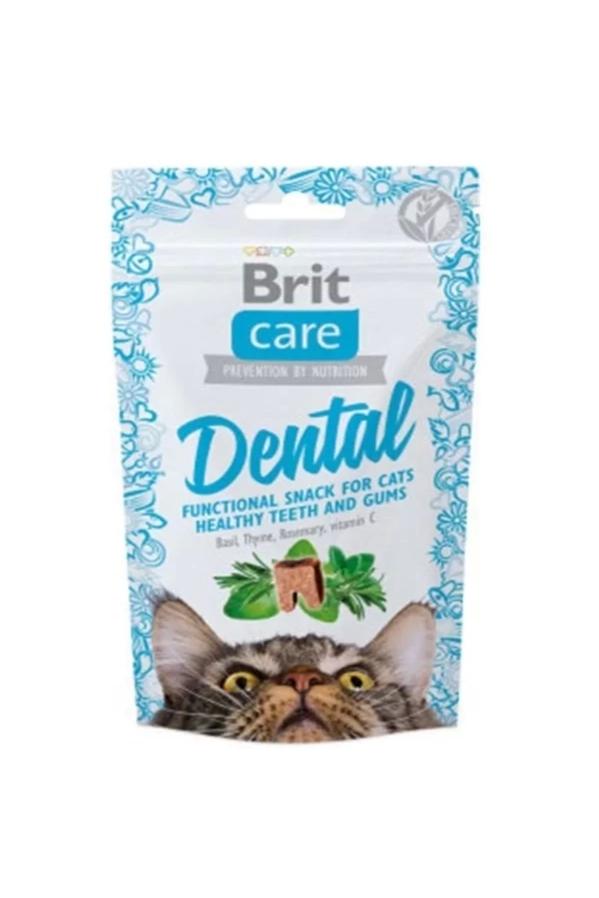 Brit Care Dental Hindili Kedi Bisküvisi 50 gr