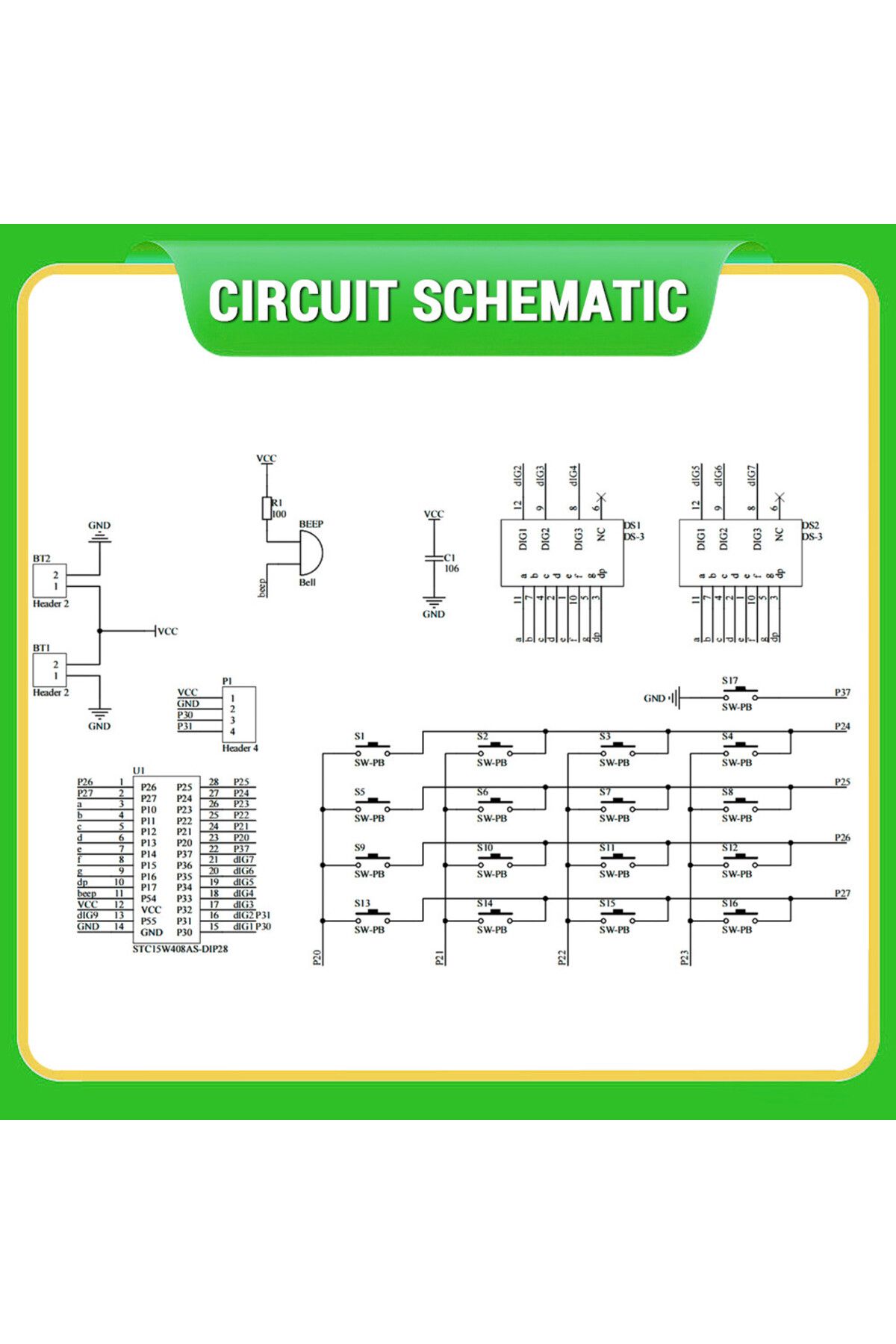 Choice-DIY Calculator Electronic Production Kit LED Digital Tube Display With Shell Single-Chip Microcom... 5