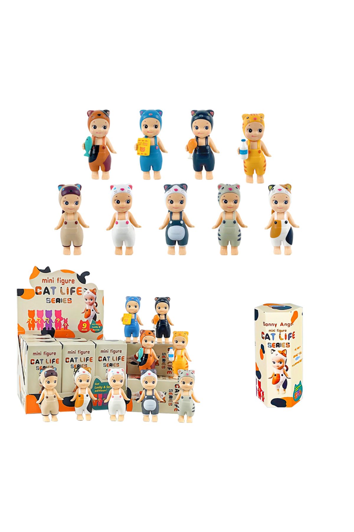 Choice-Cat Blind Box Sonny Angel Cats Life Action Figures Toys Ornaments Dolls For Fans Children Christm... 5