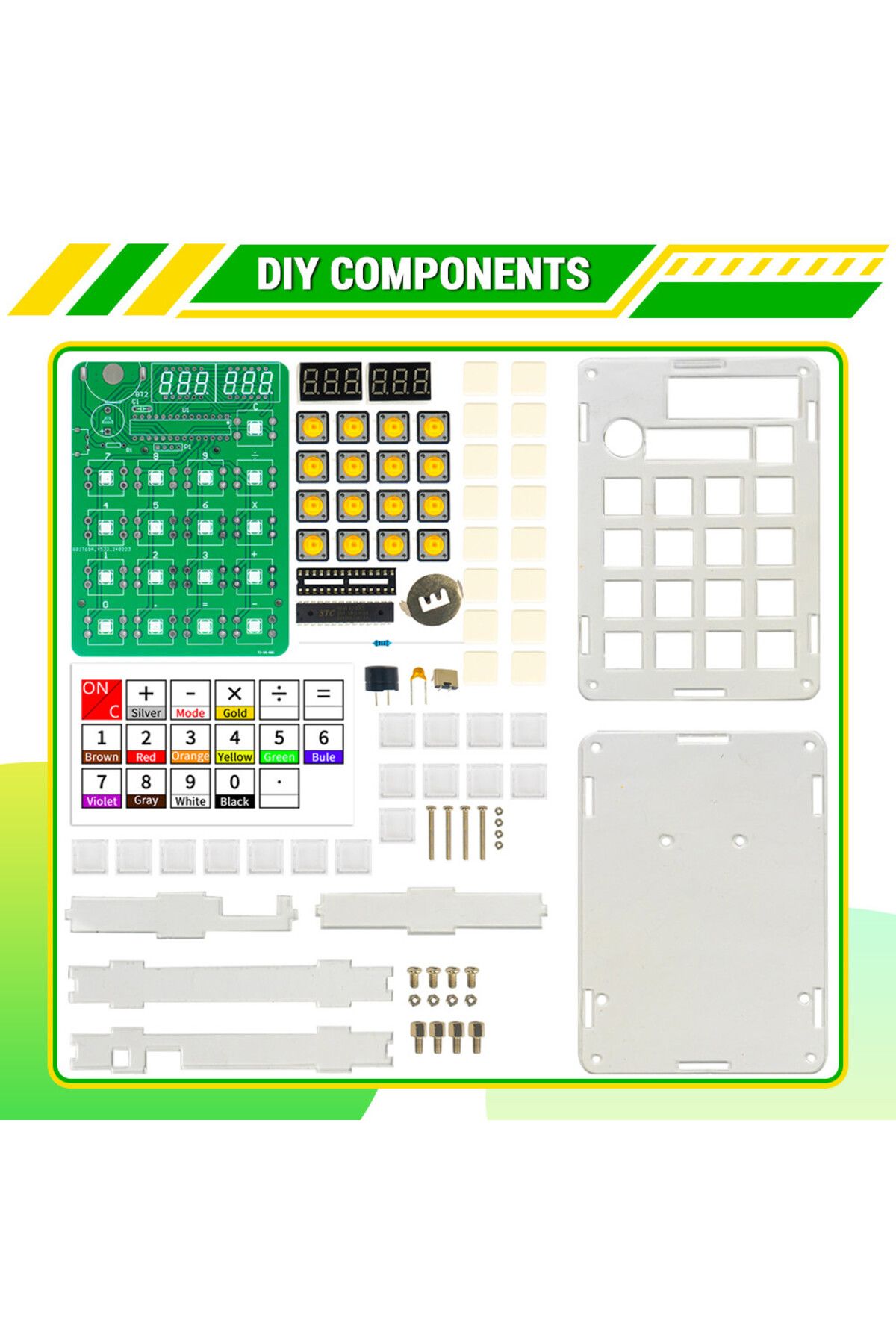 Choice-DIY Calculator Electronic Production Kit LED Digital Tube Display With Shell Single-Chip Microcom... 6