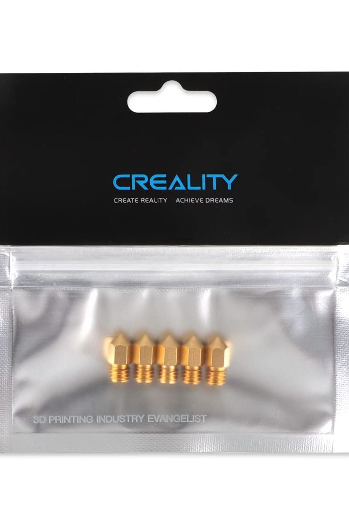 CREALITY 3D-0.4mm-5pcs Printer Nozzle 0.2/0.3/0.4/0.5/0.6/0.8mm Hotend Extruder Nozzles For Ender-3 8