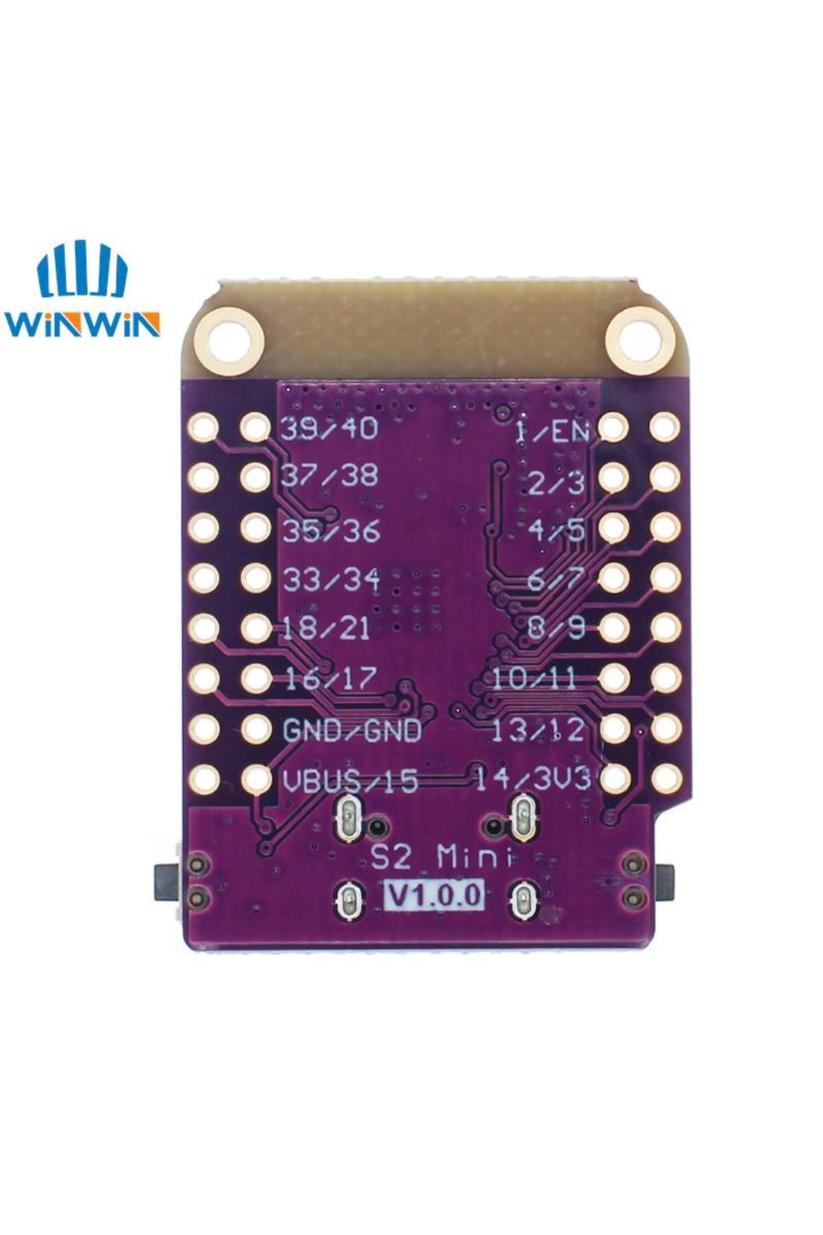 Choice-ESP32 S2 Mini V1.0.0 - LOLIN WIFI IOT Board based ESP32-S2FN4R2 ESP32-S2 4MB FLASH 2MB PSRAM Micr... 5