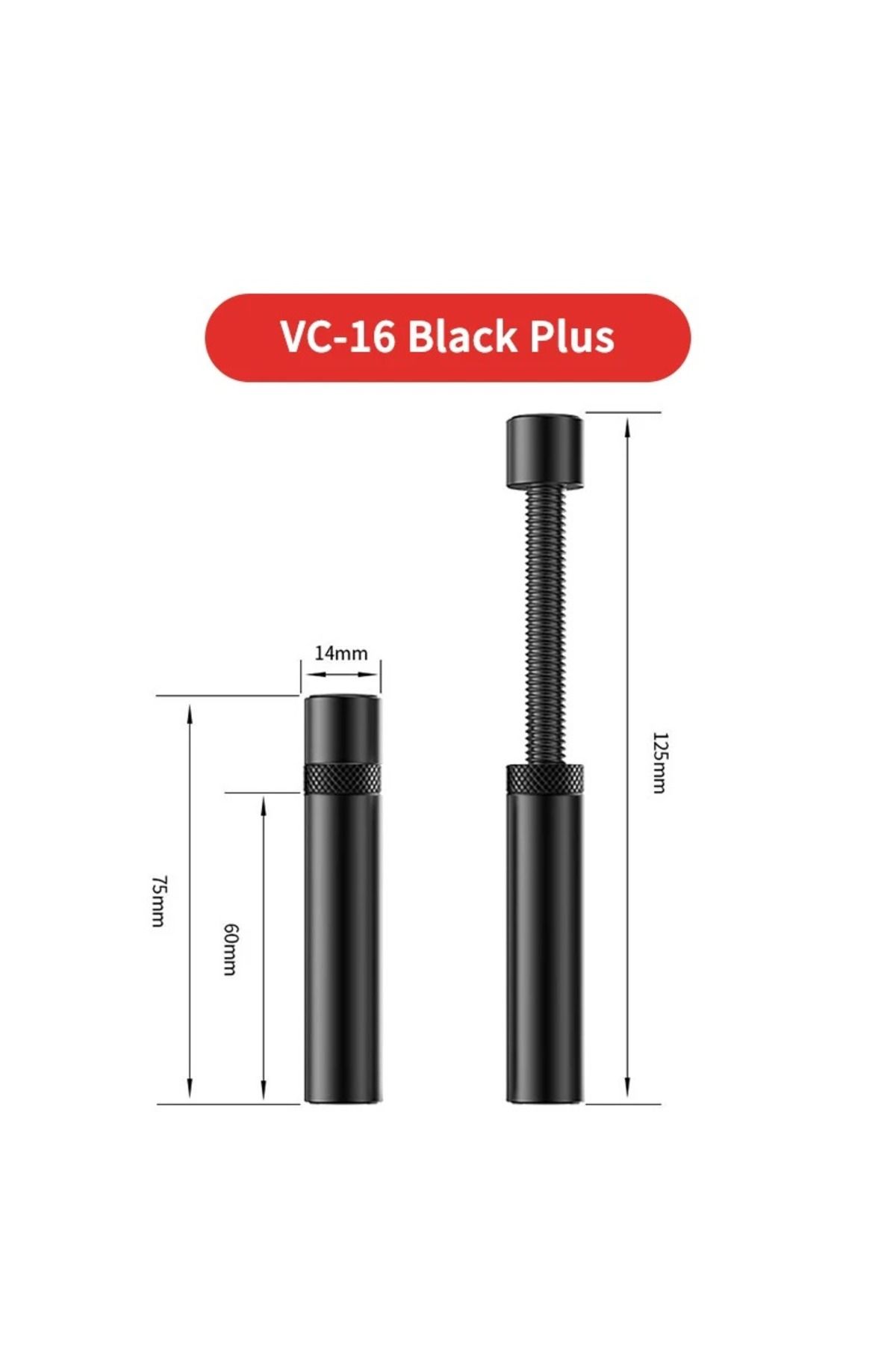 TEUCER-Vc-16 Plus-bk Vc-16 Graphics Card Brace Gpu Support Bracket Universal Video Card Support Adju 1