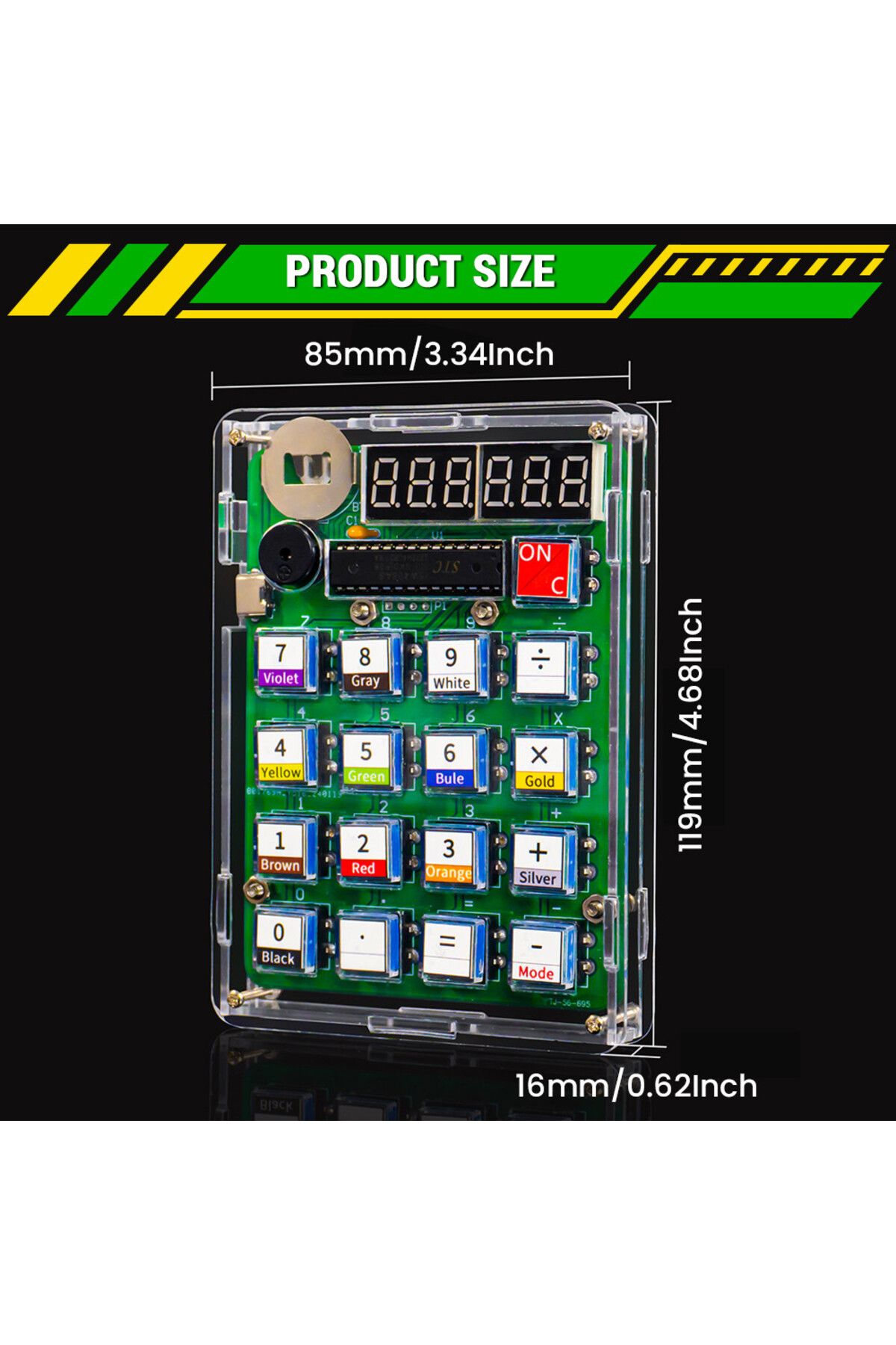 Choice-DIY Calculator Electronic Production Kit LED Digital Tube Display With Shell Single-Chip Microcom... 3