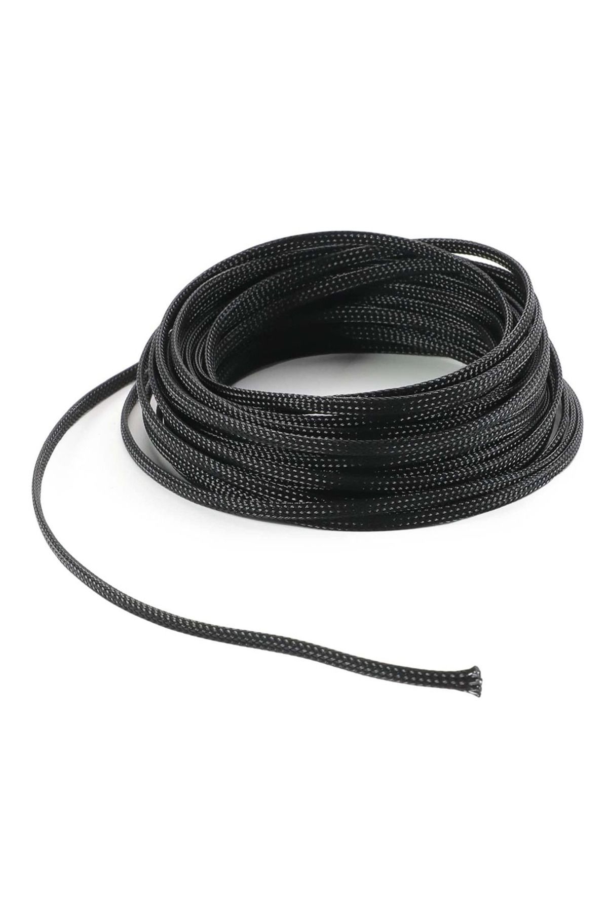 Choice-8mm 10m 10m Black Insulated Braid Sleeving 4 - 30mm Tight Pet Wire Cable Gland Protection Cable Slee 8