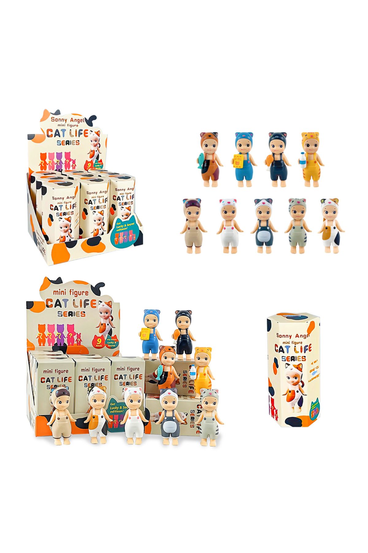 Choice-Cat Blind Box Sonny Angel Cats Life Action Figures Toys Ornaments Dolls For Fans Children Christm... 6