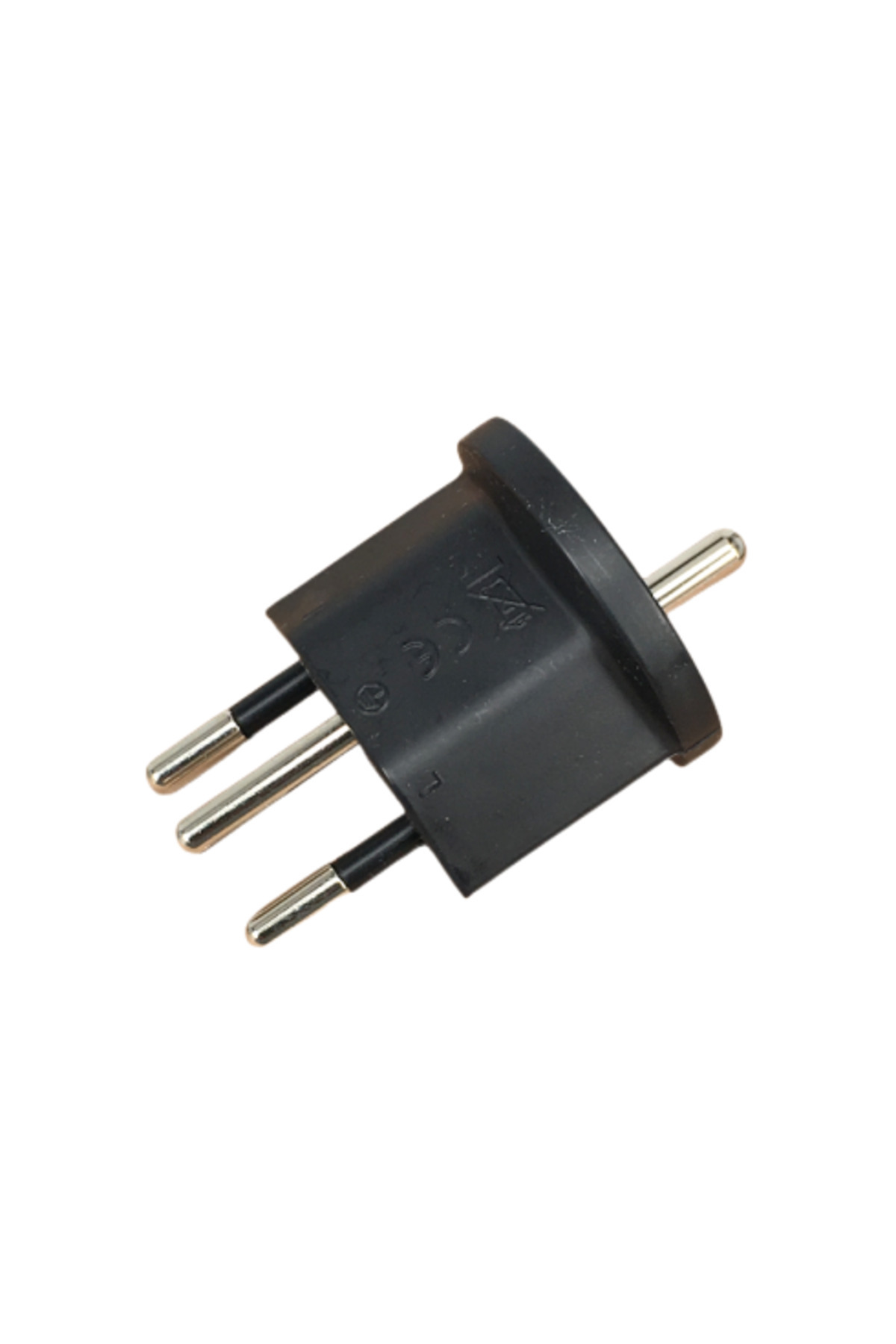 Choice-Black 1pc European France To Swiss Plugs Travel Adapter 3 Pin Plug 10a 250v Power Plug Eu To Switzer 1