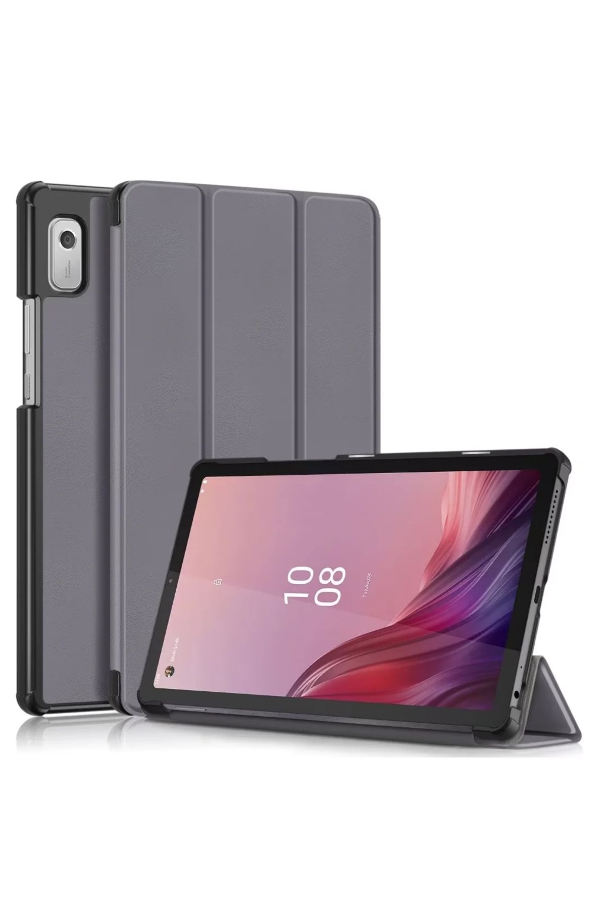 AYANJIN-جراب تابلت جديد باللون الرمادي لجهاز Lenovo Tab M9 2023 مقاس 9 بوصات، جراب Tb310fu Tb310xc مقاس 9.0 بوصات من الجلد الصناعي 1