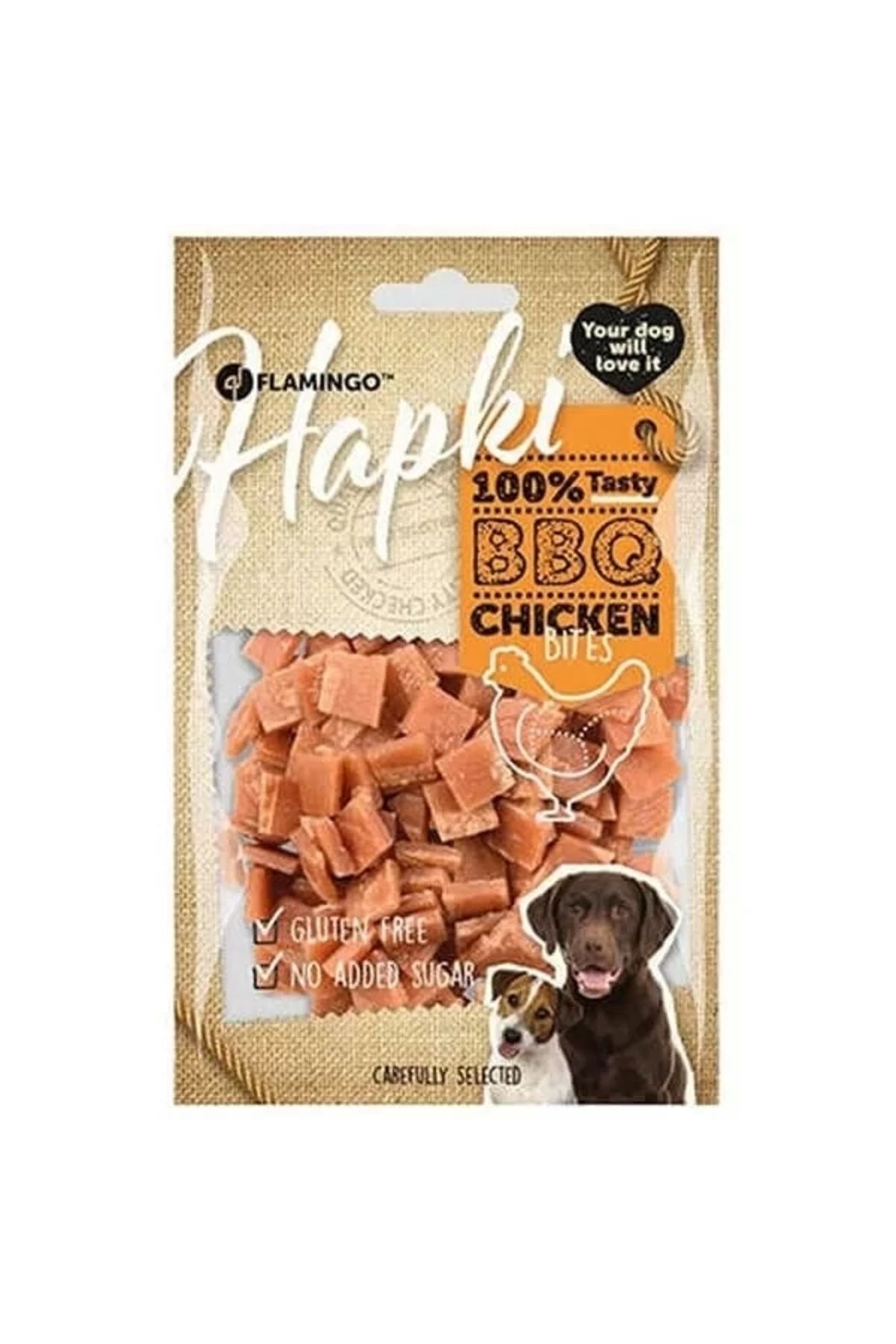 Flamingo Hapki Glutensiz Barbekü Tavuklu Köpek Ödülü 85 gr