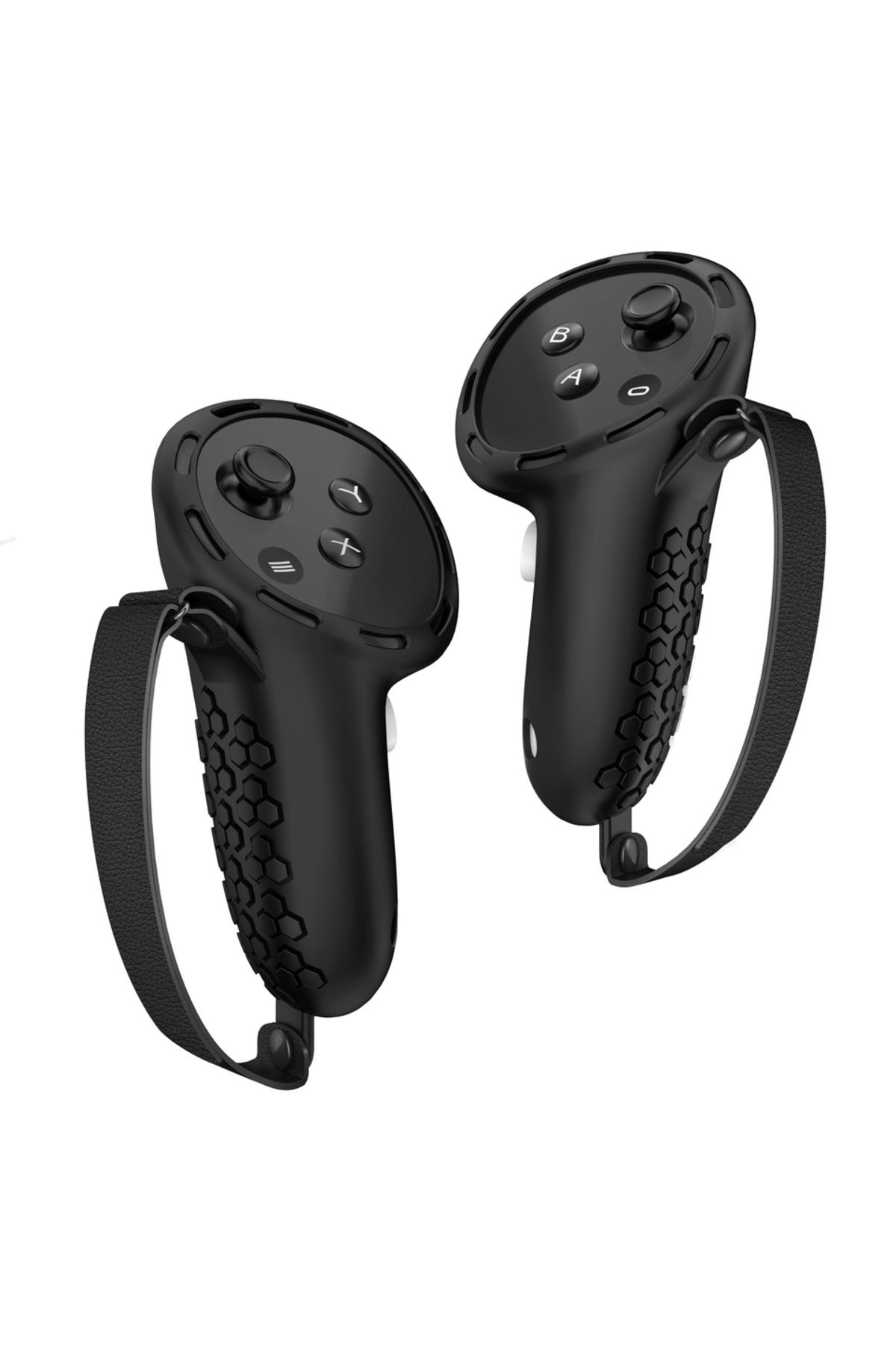 Choice-Black Applies To Meta/oculus Quest 3s Controller Handle Protective Case With Adjustable Knuckle Stra 1