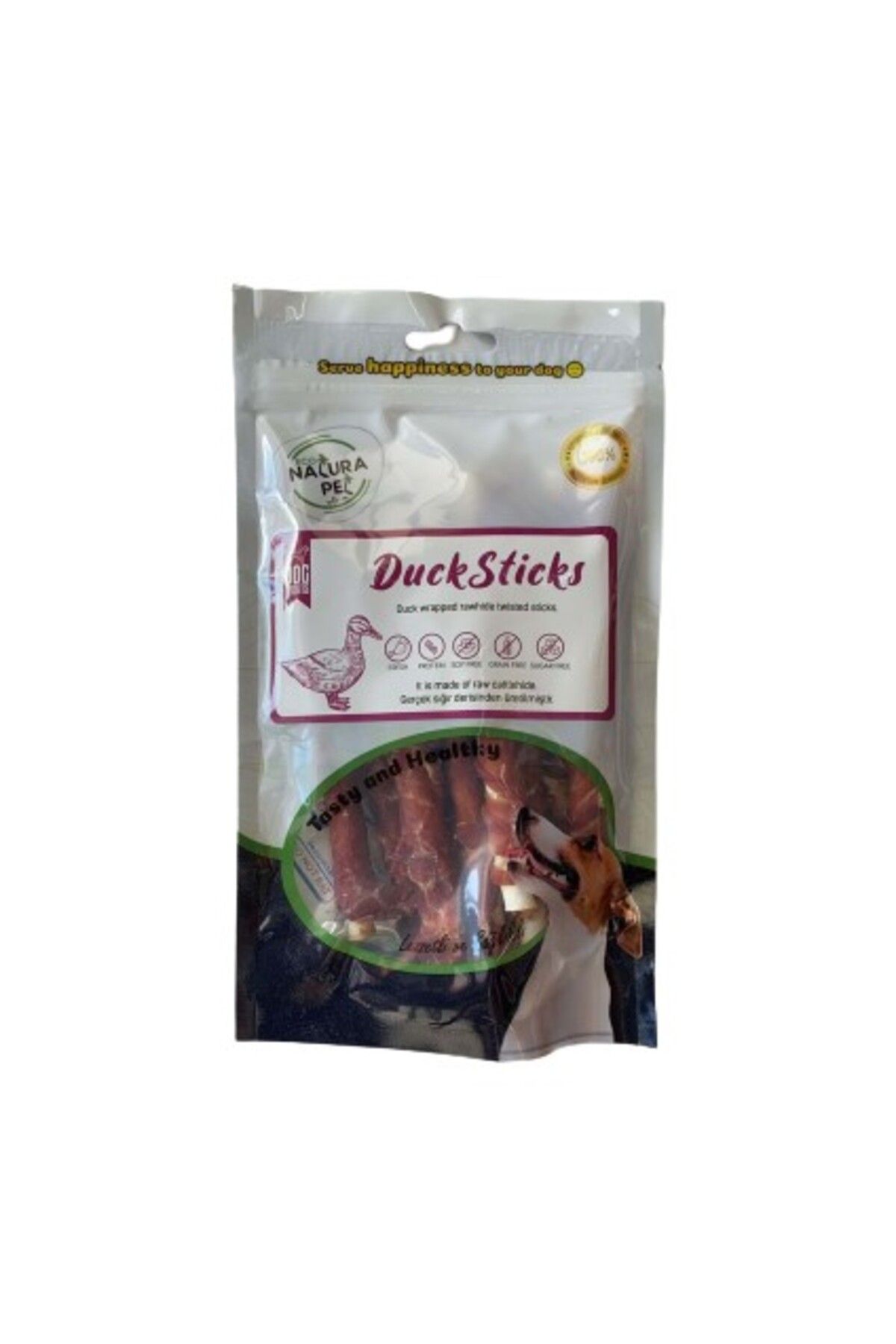 Natura Pet Eco Natura Pet Duck Stick Ördek Sargılı Stick Kemik Köpek Ödülü 90GR