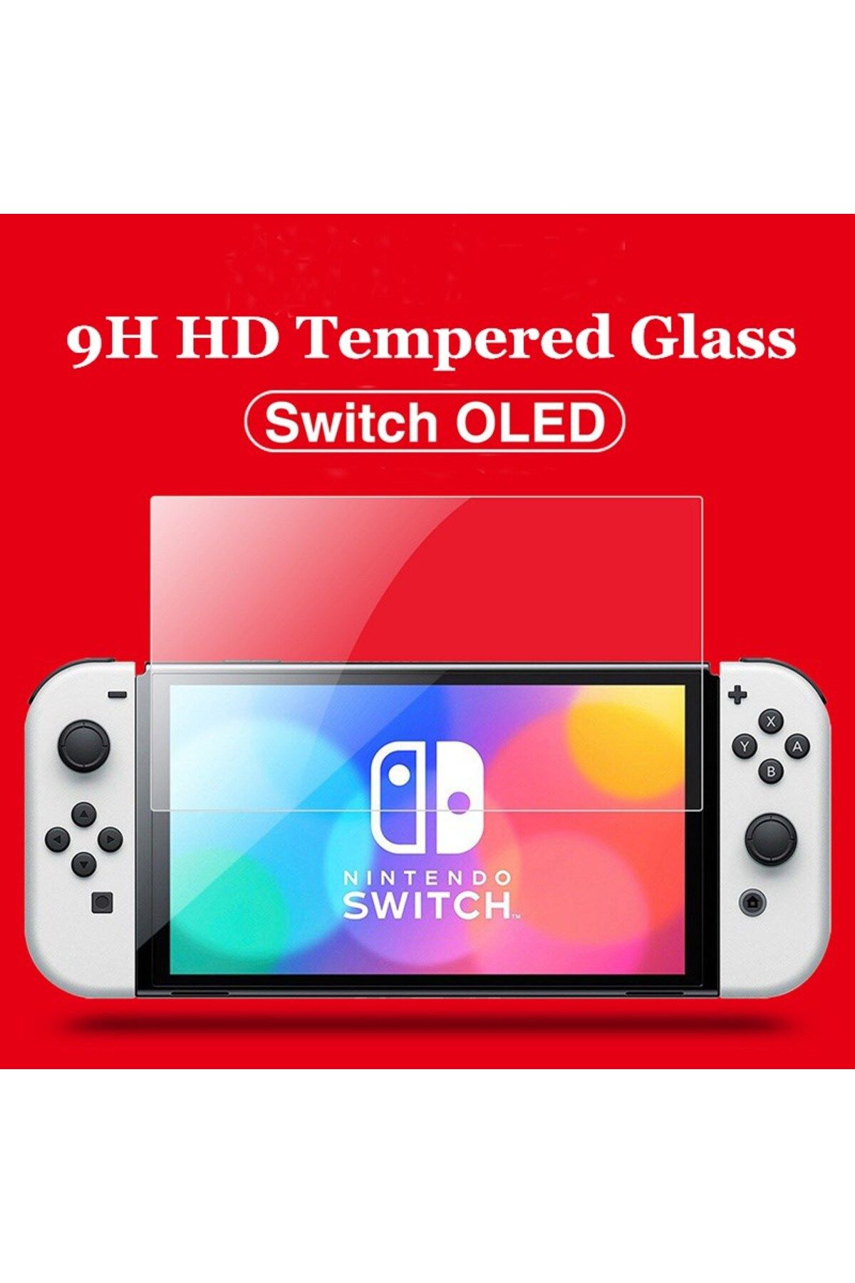 Choice-1 قطعة لـ Switch 3 قطع زجاج واقي لـ Nintend Switch واقي شاشة من الزجاج المقوى لـ Nintend 7