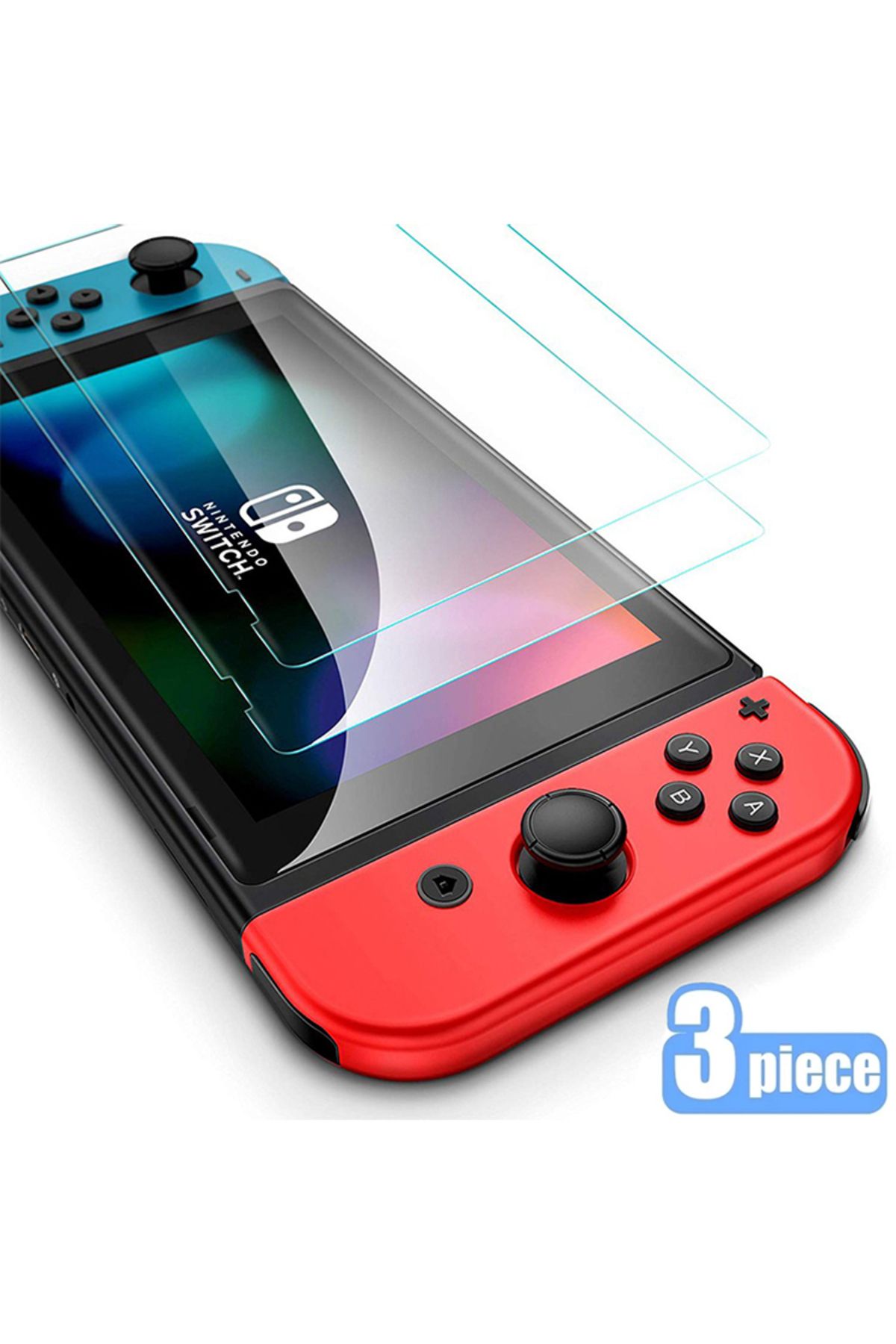 Choice-1 قطعة لـ Switch 3 قطع زجاج واقي لـ Nintend Switch واقي شاشة من الزجاج المقوى لـ Nintend 8