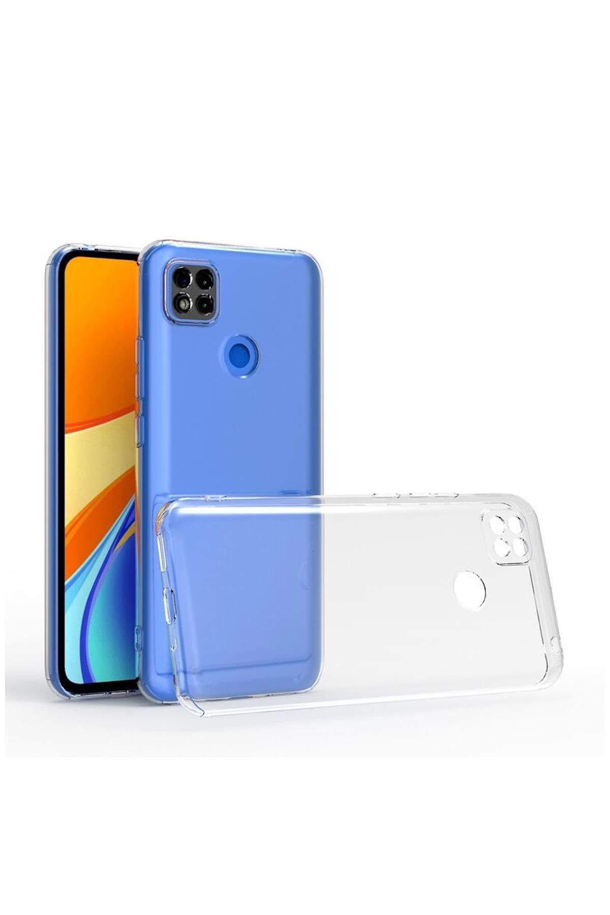Pro Aksesuar Xiaomi Redmi 10A Uyumlu Kılıf Soft Transparan Silikon Kılıf Şeffaf