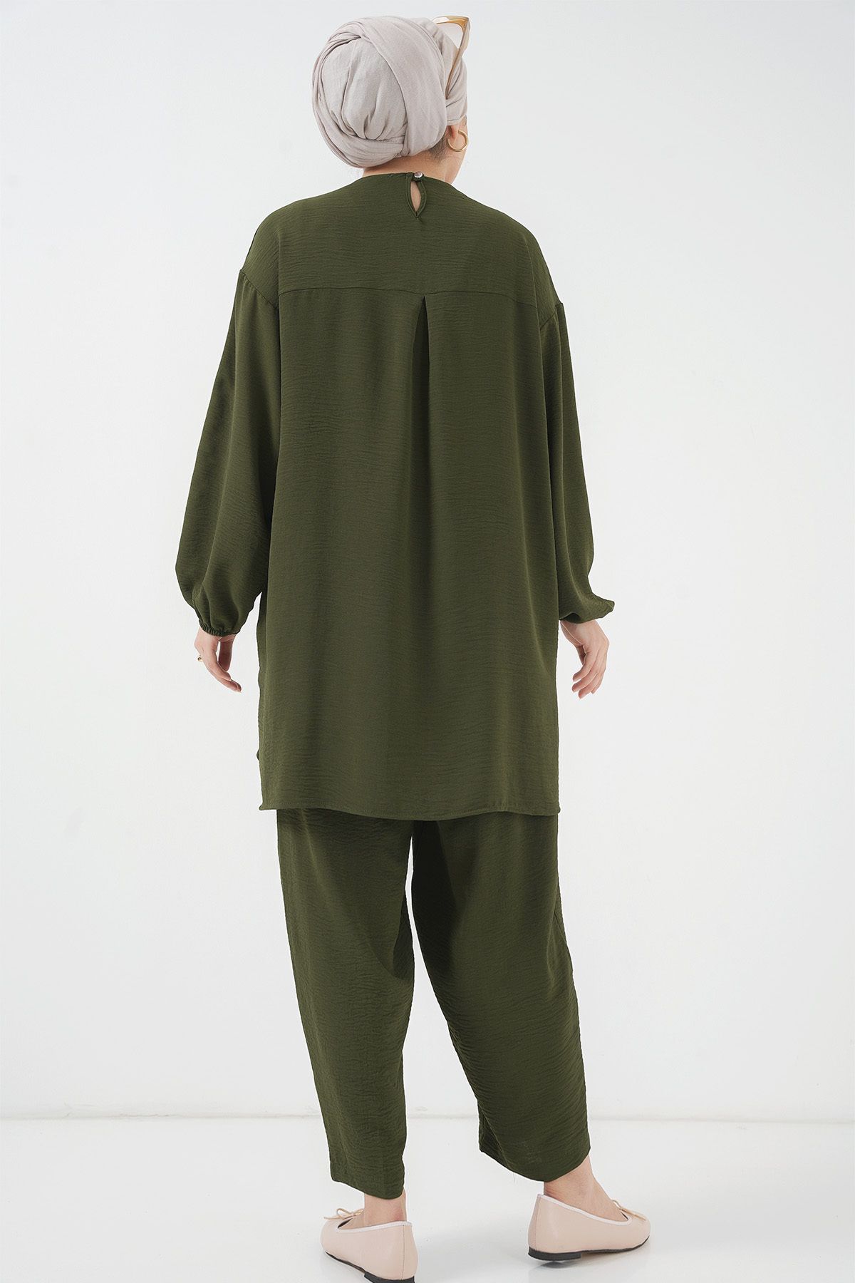 Bigdart-6682 Model Khaki Tunic and Pants Set 6