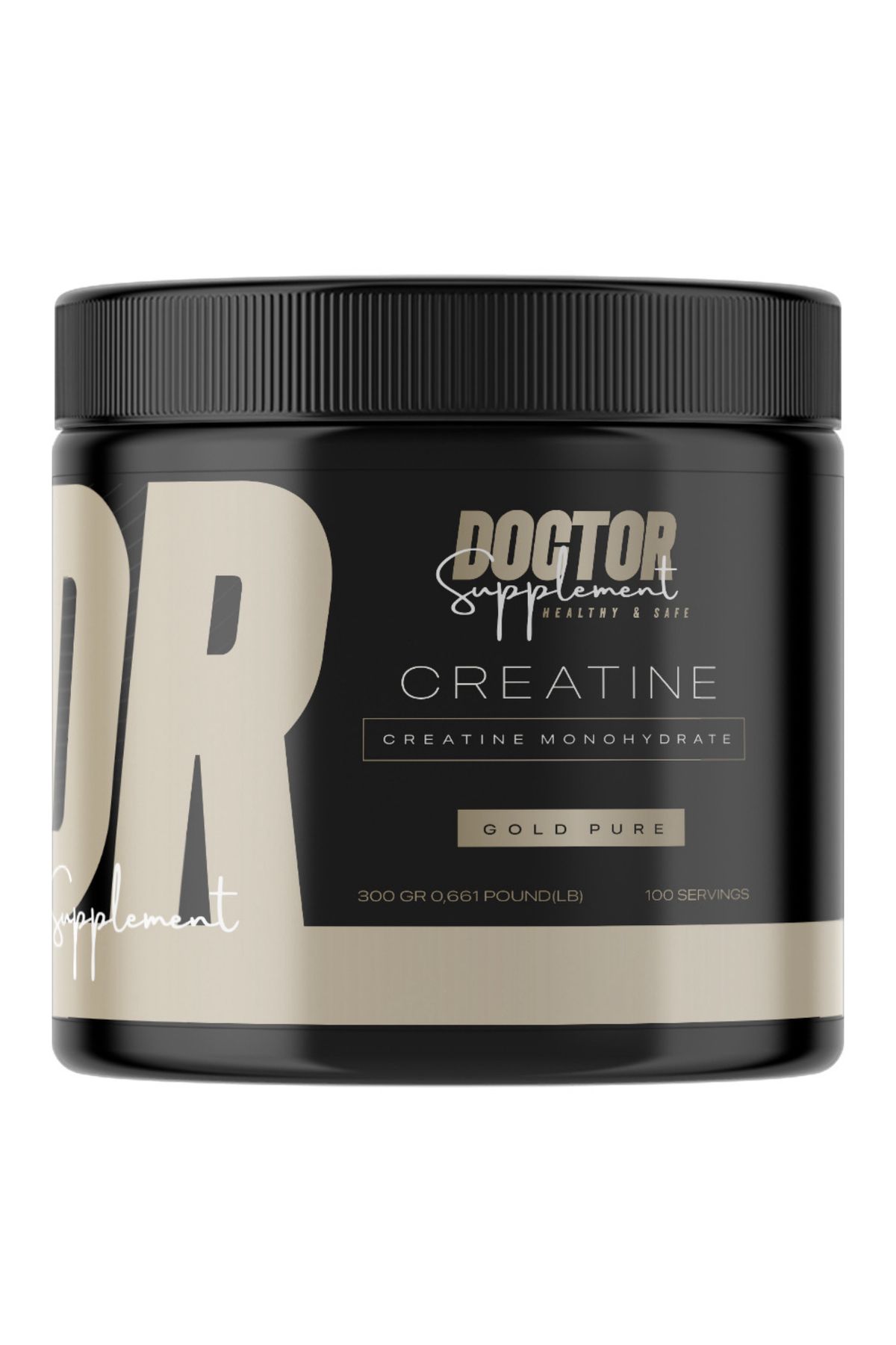 DR SUPPLEMENT Golden Creatıne Monohidrat 300 gram 100 Servis