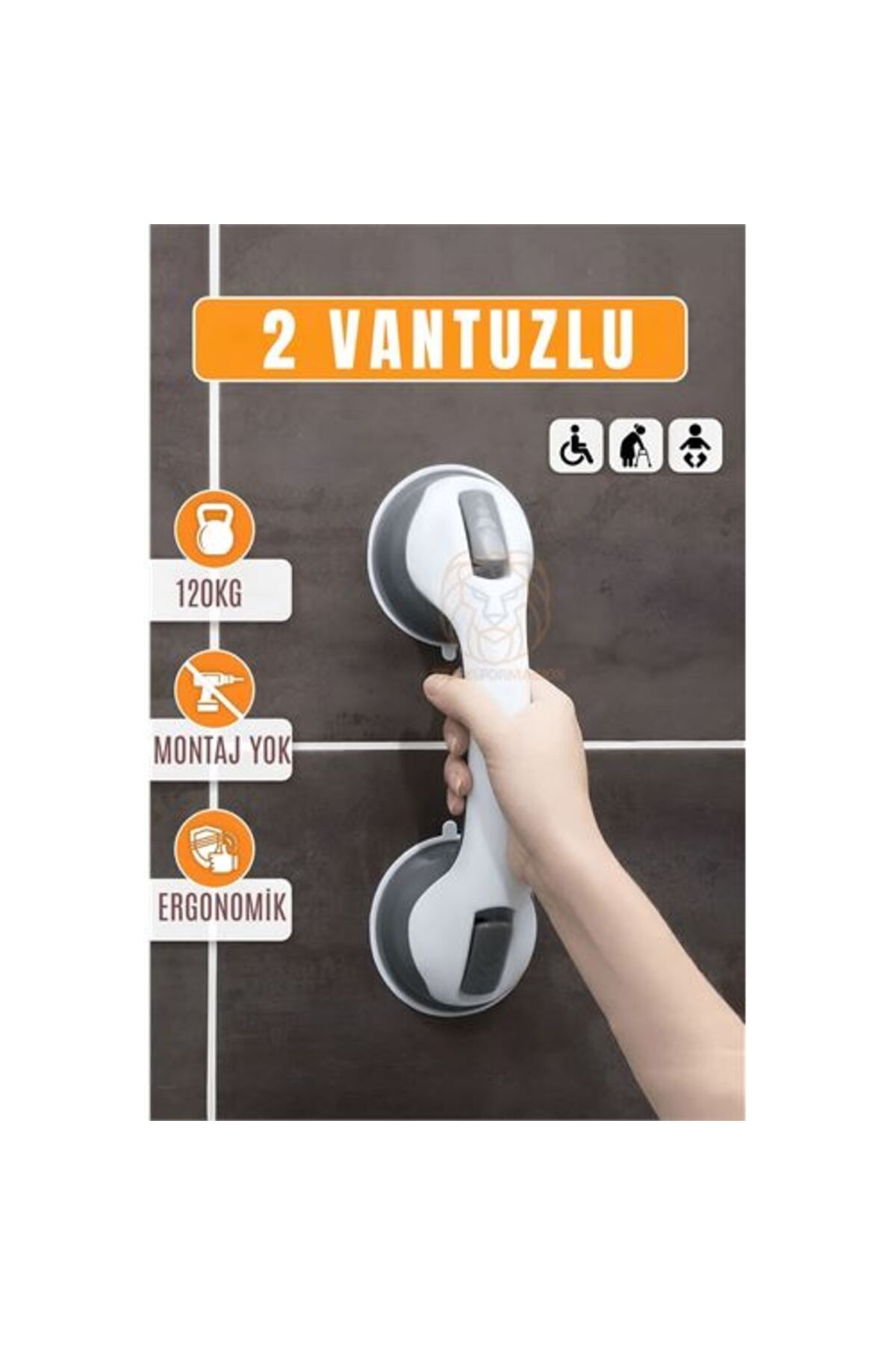 BirdoluSepet Engithalat Banyo Duş Yardımcı Vantuzlu Tutacak Yardımcı Anne