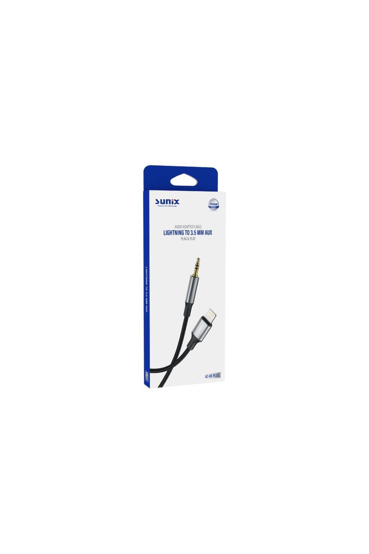Sunix-Lightning To 3.5mm Aux Cable Plug-and-Play Ac-04 Plus 4