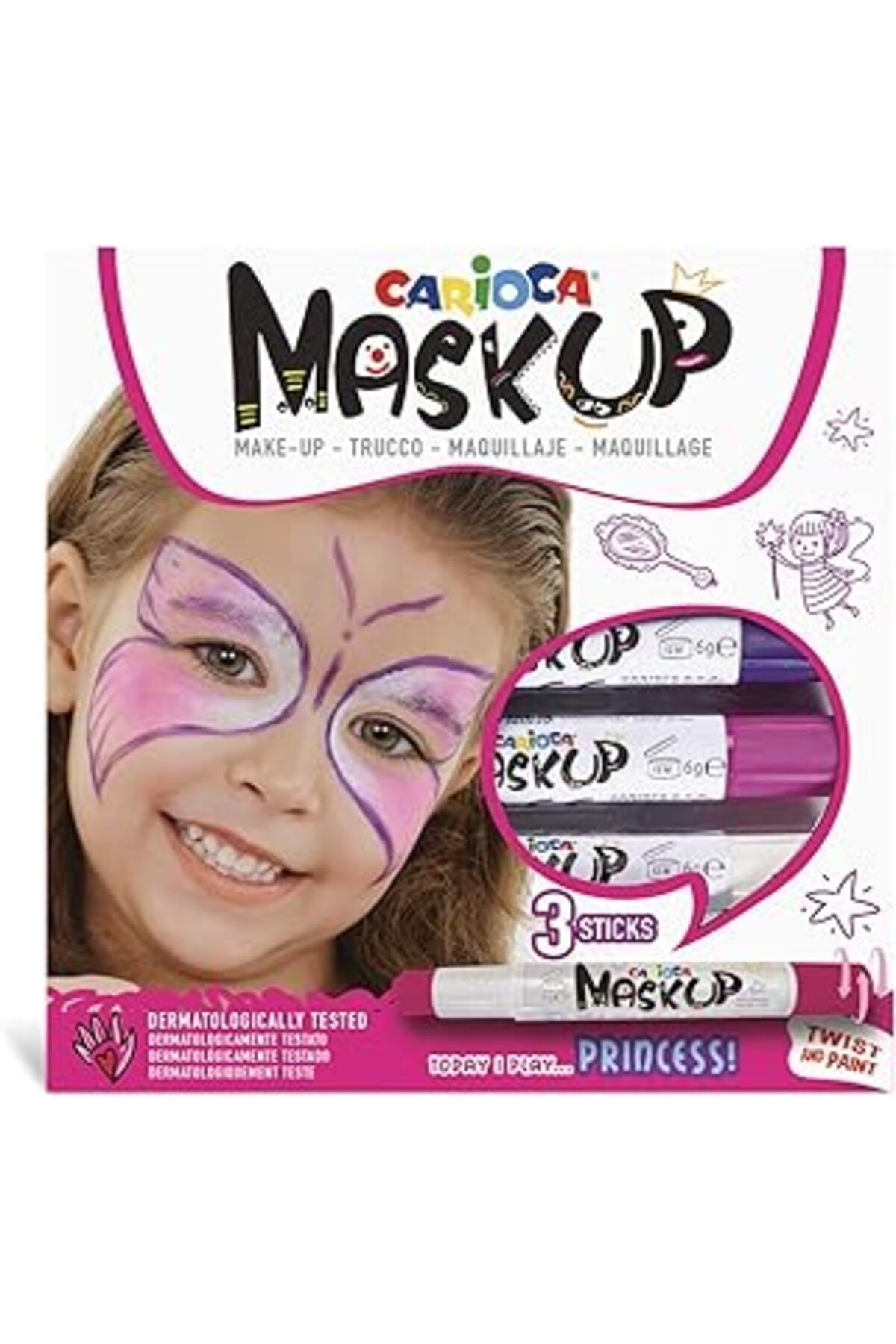 Epatim Mask Up Yüz Boyasi – Prenses (3 RENK)