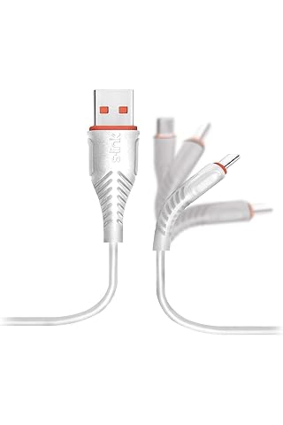 YTT Marketing Swapp Sw-C595 1.2M 3A Micro Usb Beyaz Şarj Kablosu