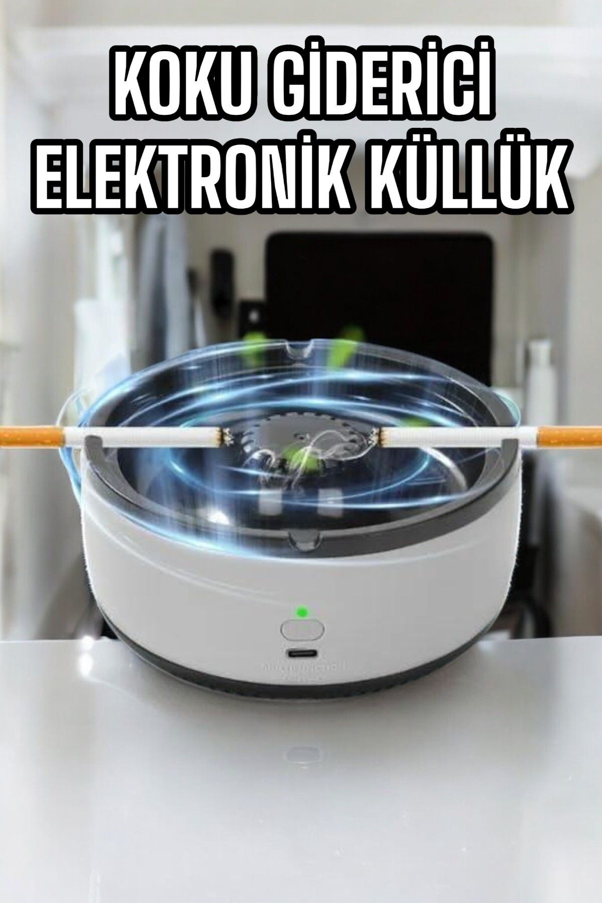 nerede bulurum Küllük Duman Giderici Temizlenebilir Elektronik Pilli
