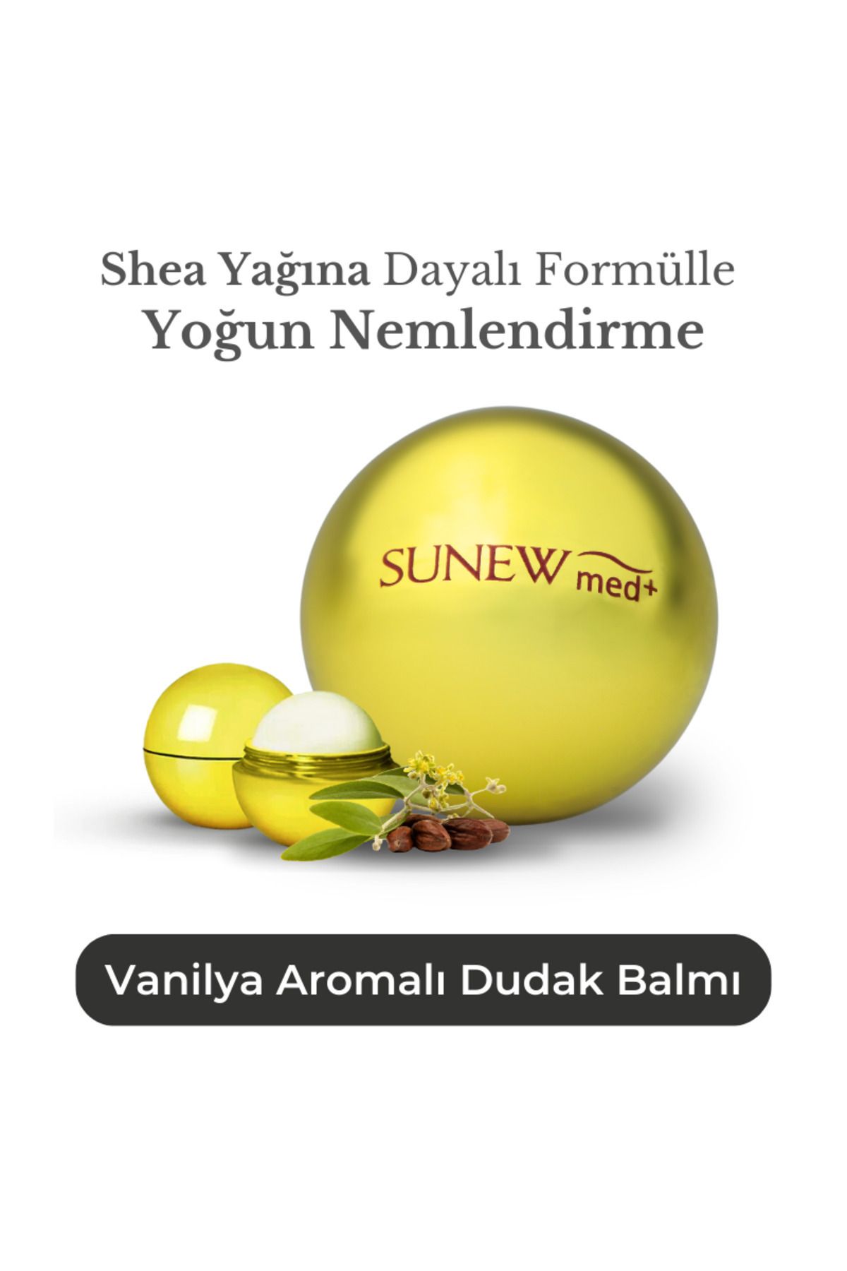 SUNEW med GOLD KISS Vanilya aromalı Dudak Balmı 13g