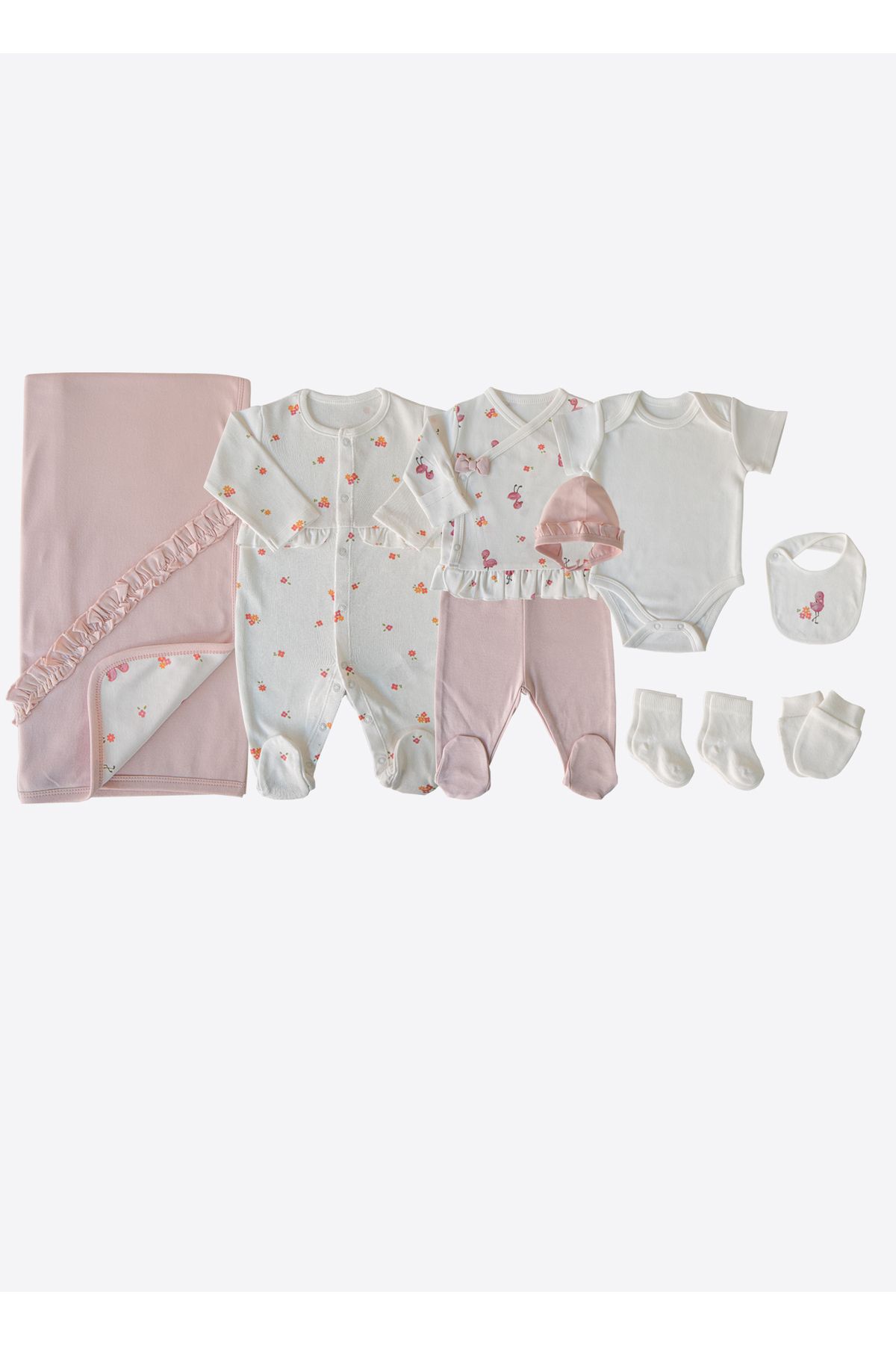 kitikate-Organic Flamingo 10-Piece Zibin Set 5