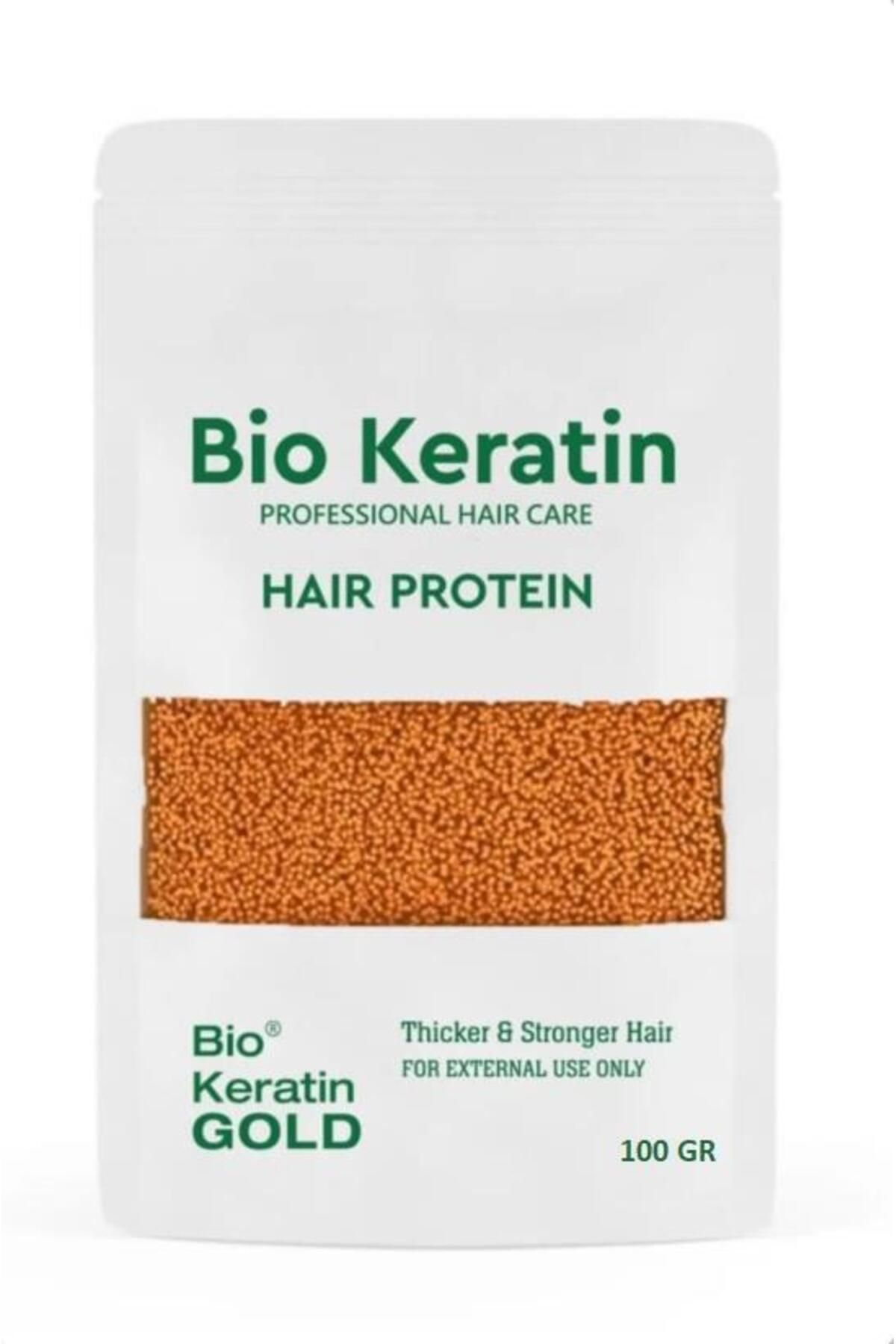 Bio Keratin Gold Saç Bakım Proteini / Hair Protein - Saç Açma Ve Boya Işlemlerinde Yıpranmalara Karşı 100 gr