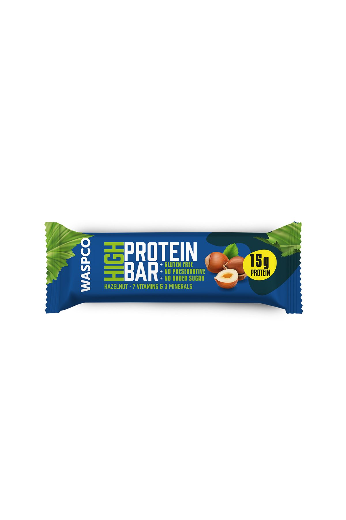 Waspco Fındıklı Yüksek Protein Bar 50g x 1 Adet