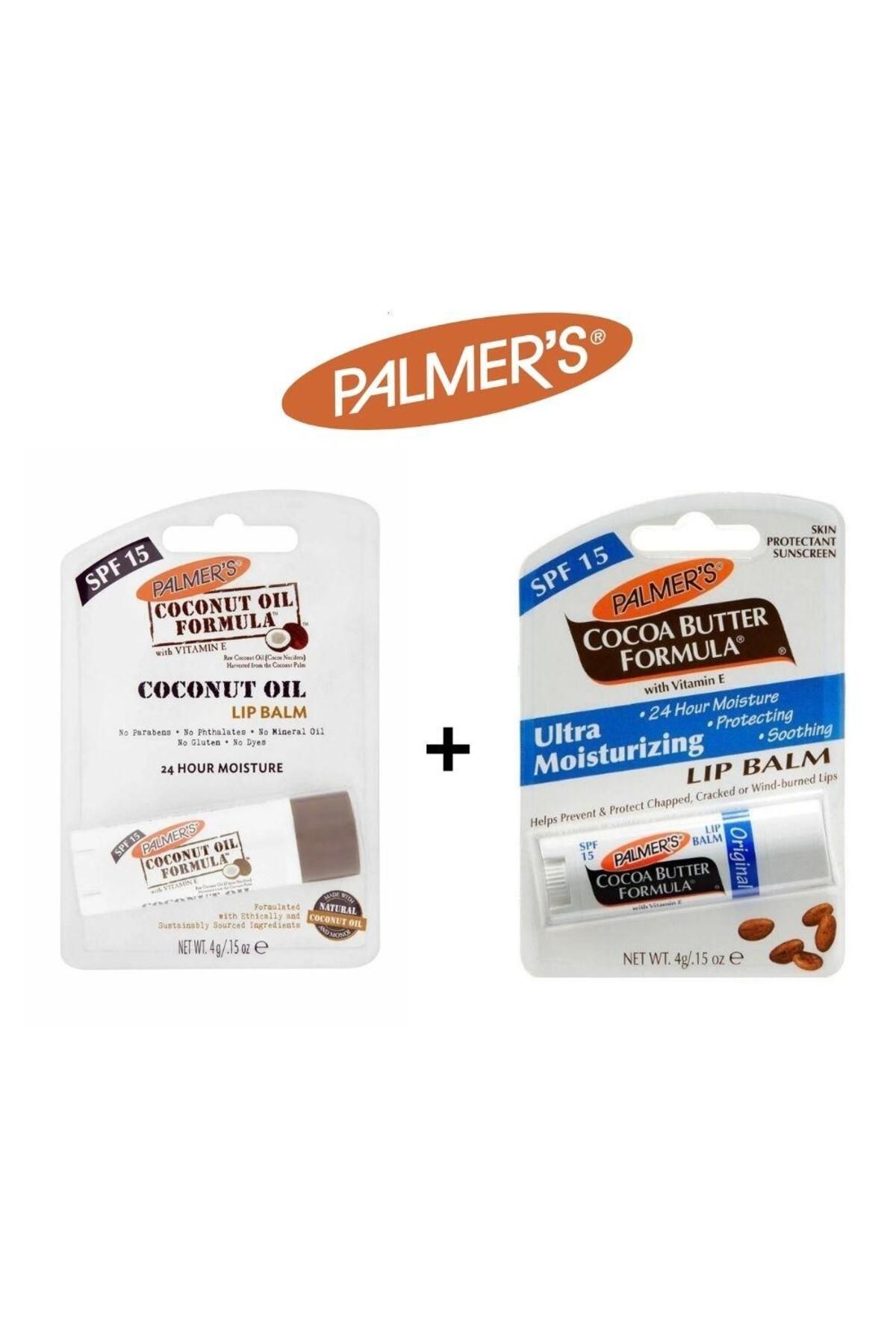 PALMER'S Coconut Oil Formula+Cocoa Butter Formula Ultra Moisturizing Lip Balm 2'li Dudak Bakım Seti