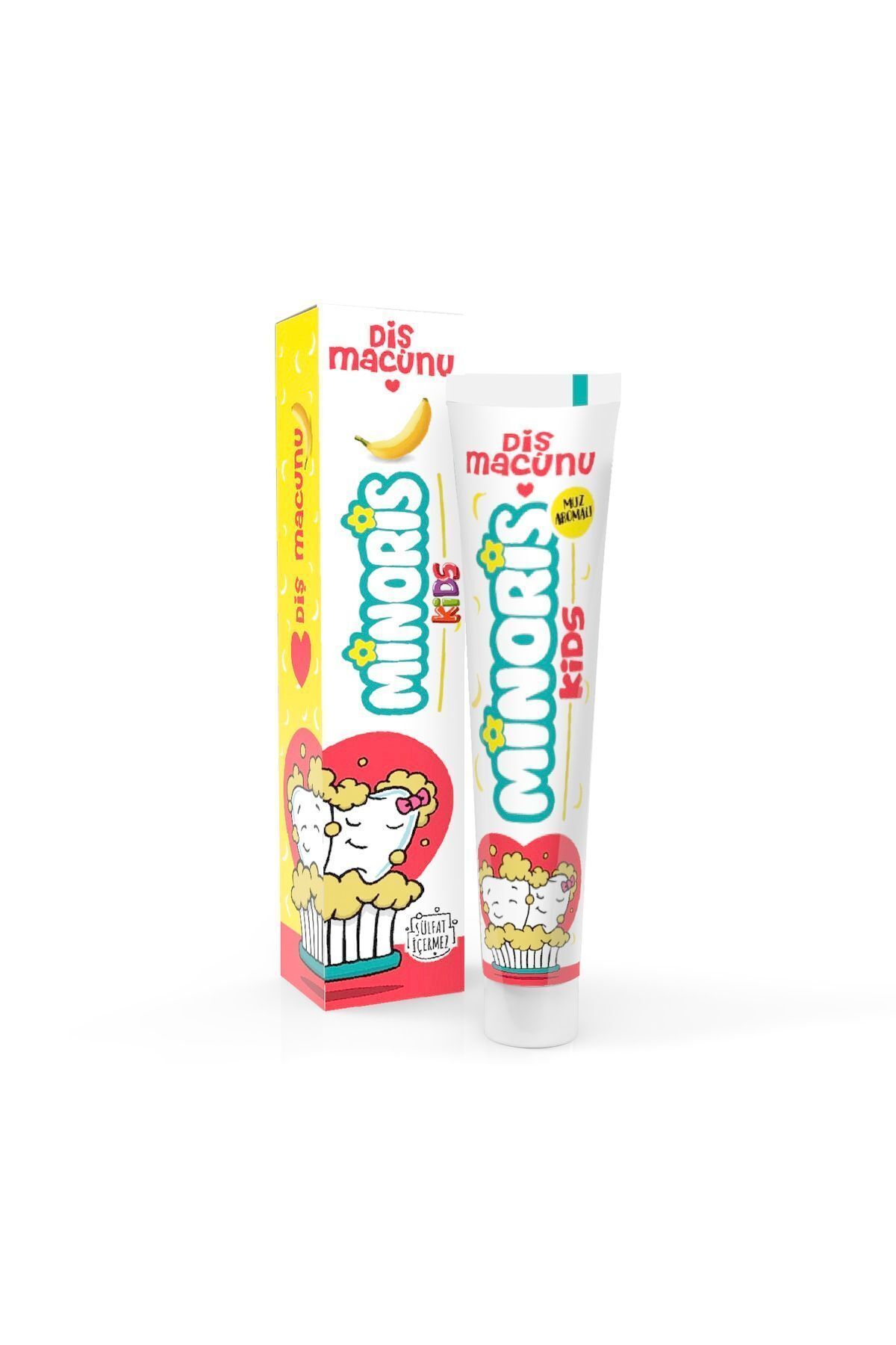 Minoris Kids Çocuk Diş Macunu Florürsüz Sülfatsız 75 ml