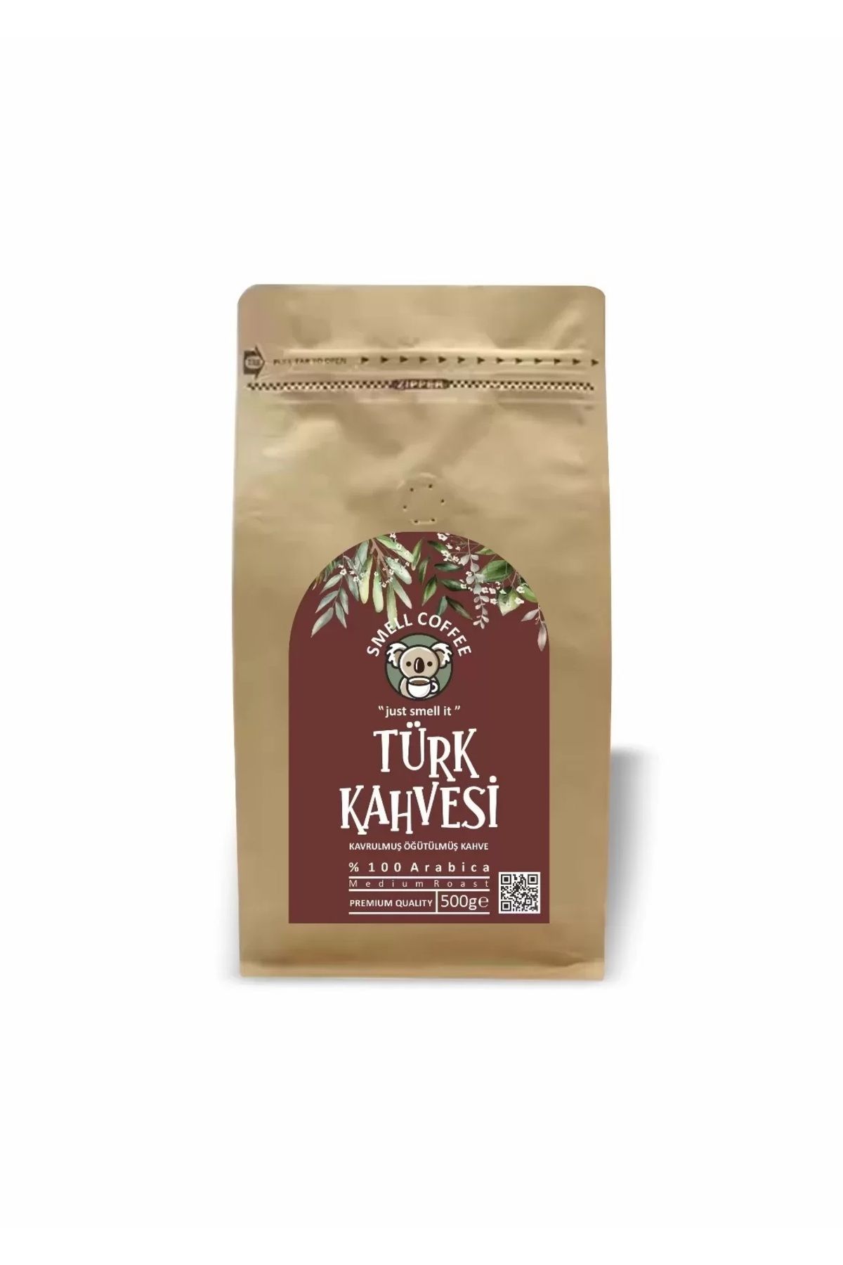 smellcoffee Türk Kahvesi, Orta Kavrulmuş Türk Kahvesi 500g, Taze Kavrulmuş Türk Kahvesi