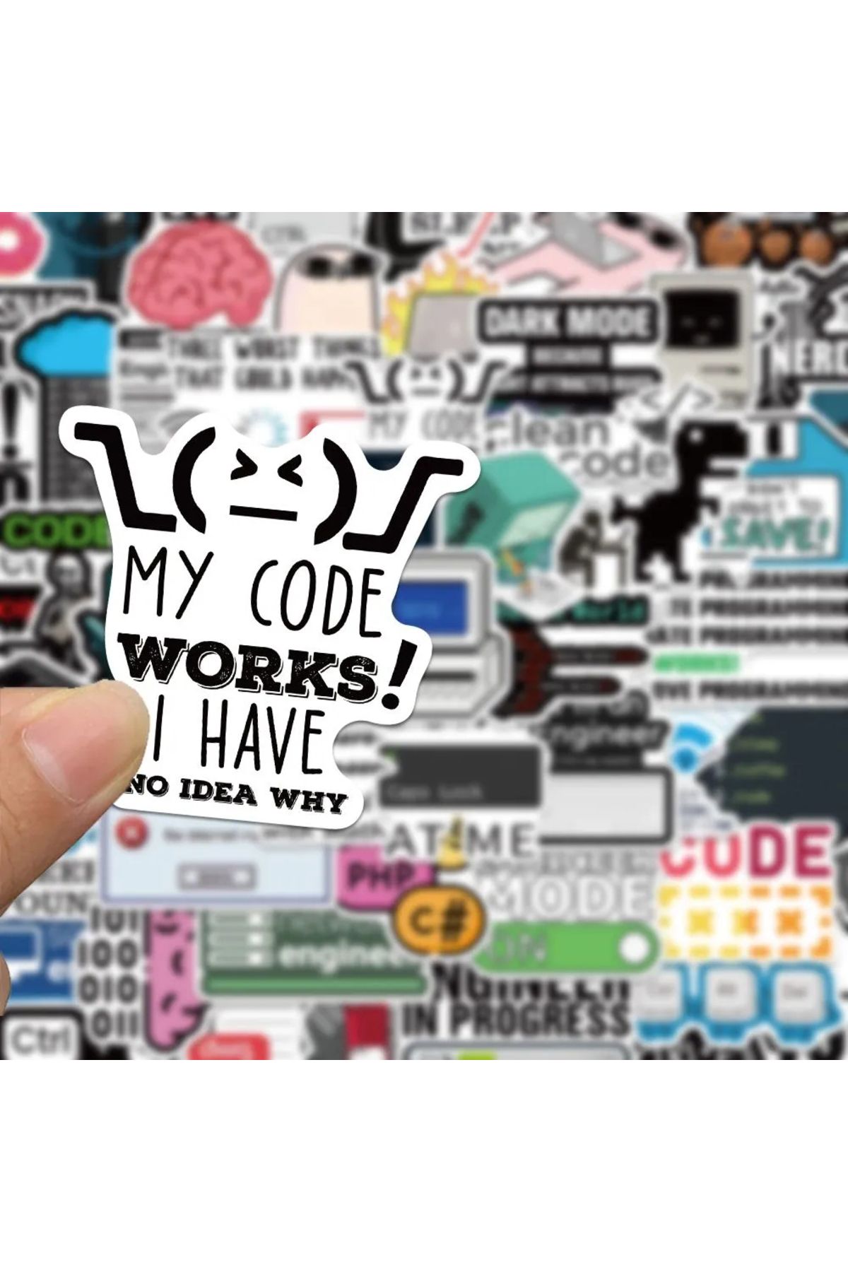 Choice-10/30/50pcs Funny Programming Stickers Java Cloud Language Internet Decals DIY Skateboard Luggage... 5