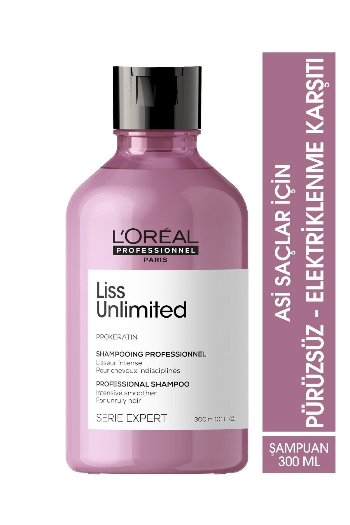 L'oreal Professionnel serie expert Liss Unlimited Shampooing 300 Ml KUAFOREVALORŞAMP92