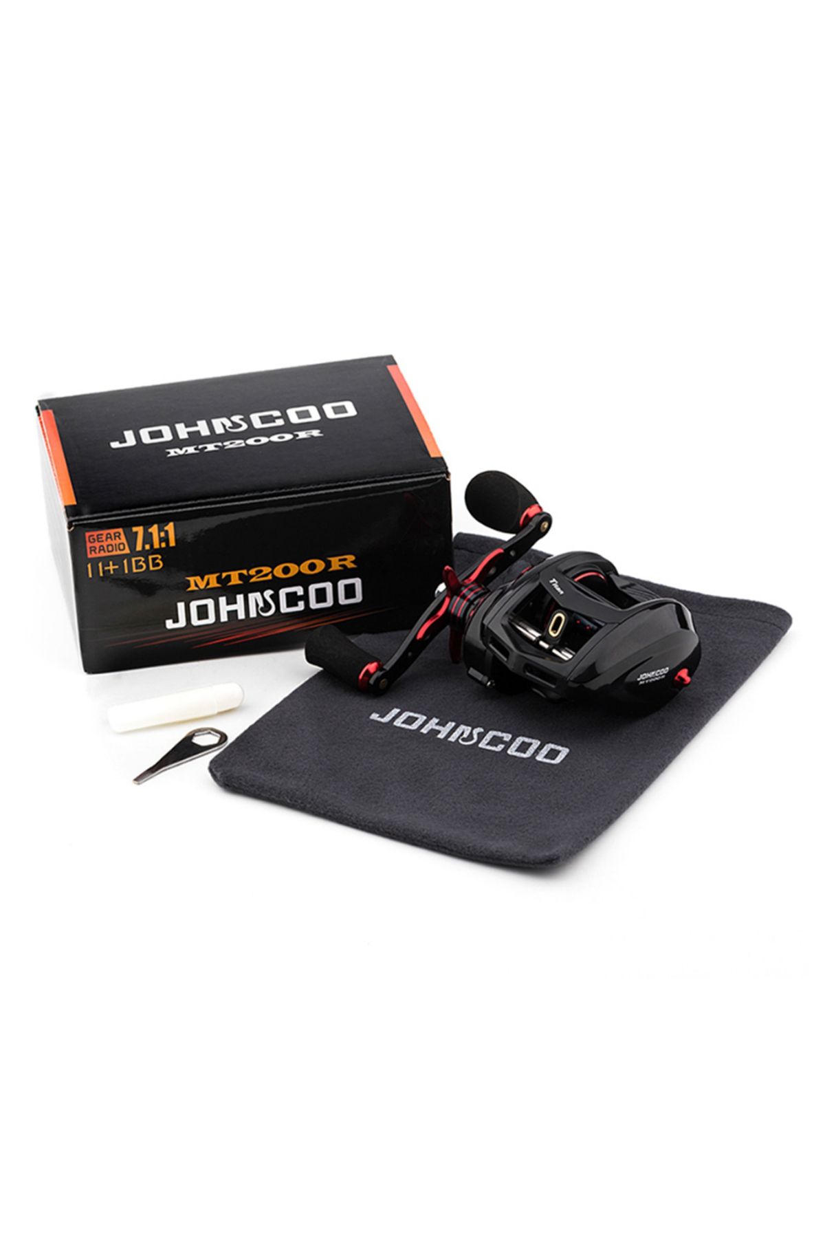 JOHNCOO-Left Hand Retrieve Fishing Reel Mt200 Bait Casting Reel Big Game 13kg Max Drag Jigging Fishi 4
