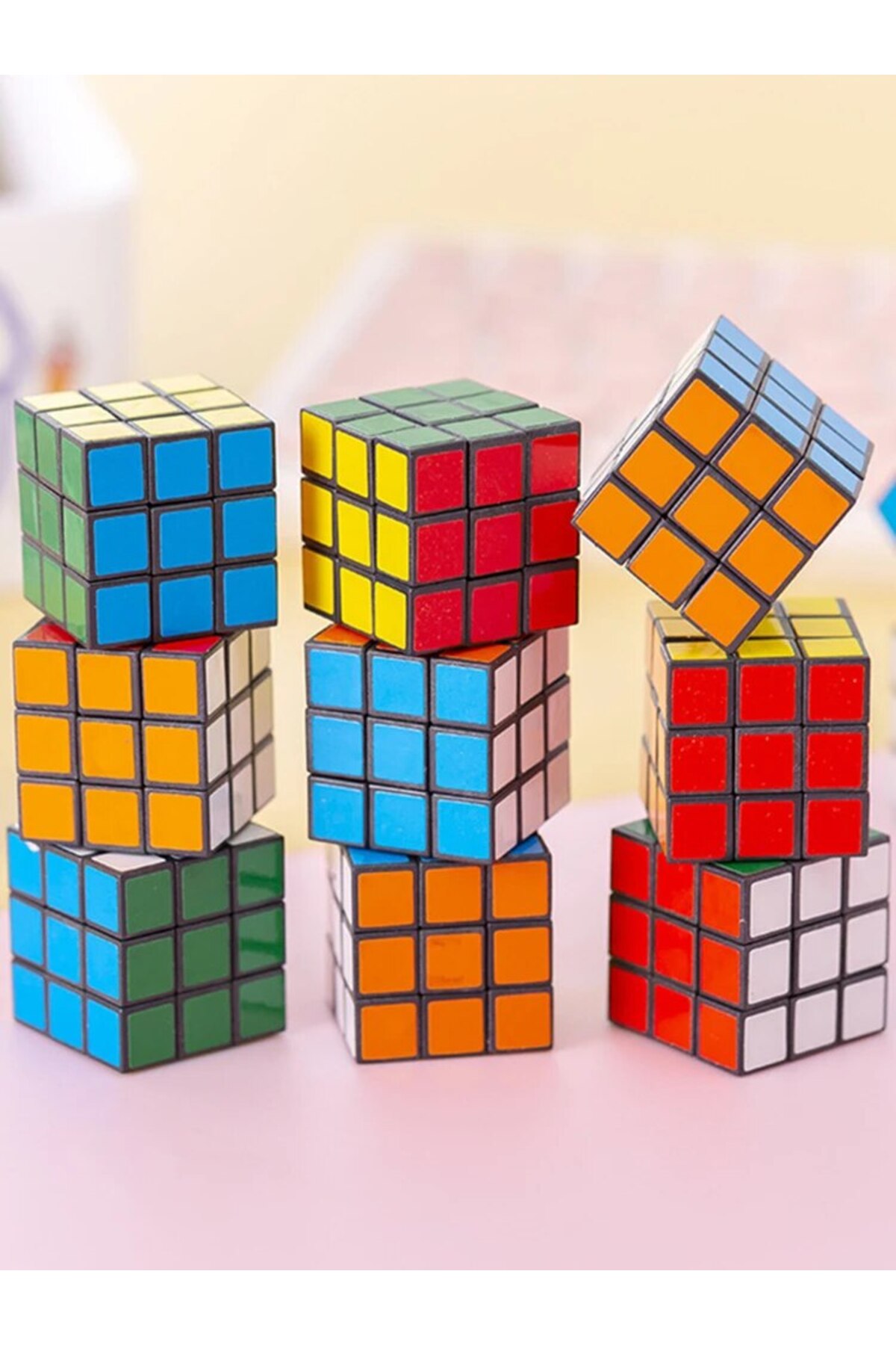 ۱۲ عددی، ۱۲ عدد مکعب جادویی مینی ۳ سانتی‌متری، اسباب‌بازی آموزشی کودکان، مهدکودک، جایزه، جشن تولد کودکان، محبوب