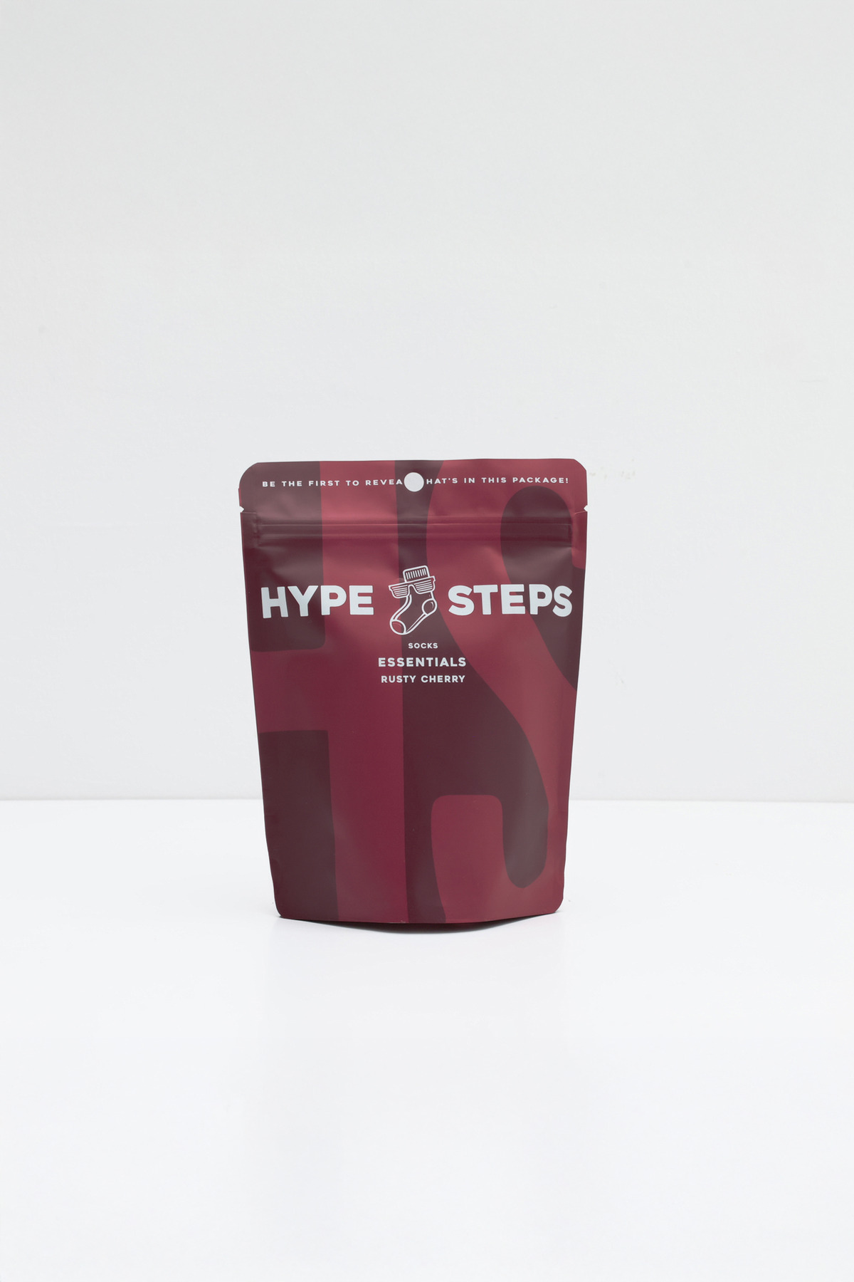 Hype of Steps Rusty Cherry - Nakışlı Bordo Çorap görsel 4