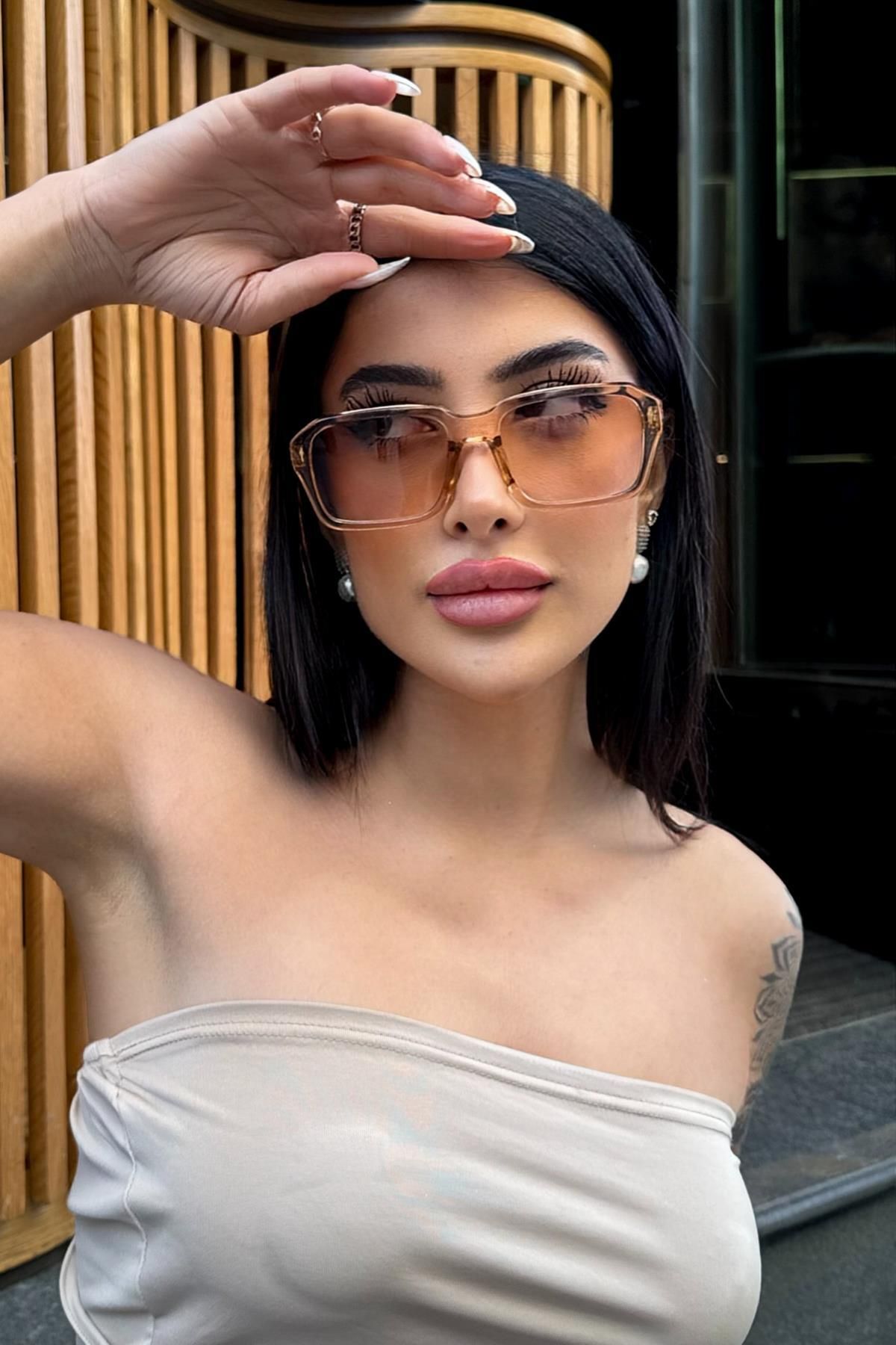 FALAN EYEWEAR Lagom Kadın Güneş Gözlüğü Nude