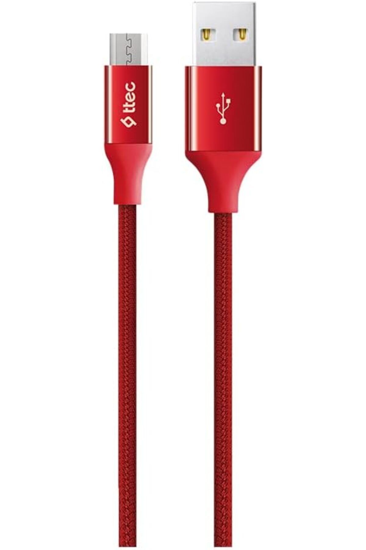 STOREMAX efshopx AlumiCable Micro USB 1m. Şarj Kablosu - Kırmızı (2DK11K) New Desing 1002192