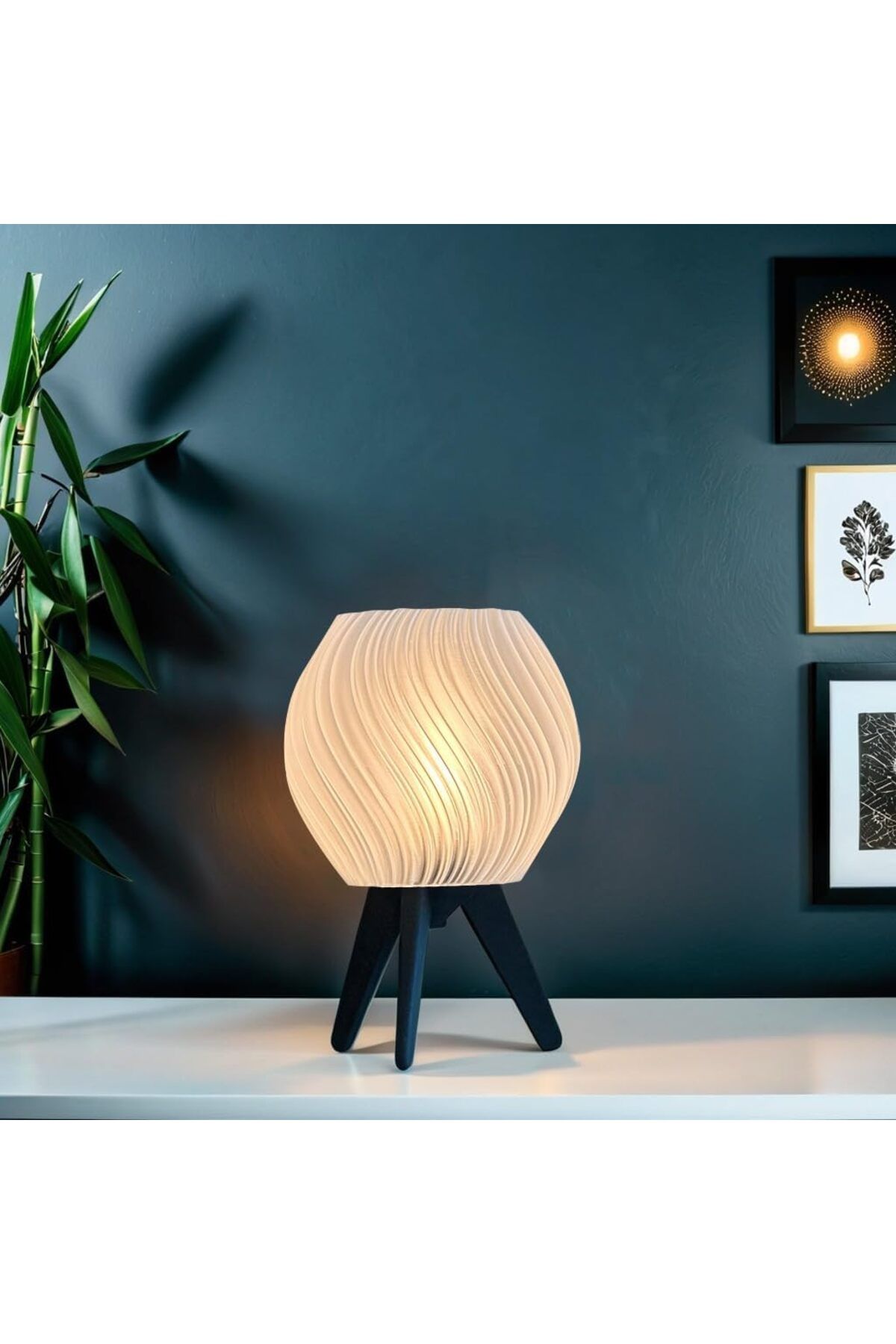 yenibagshop Lambası - Yatak ve Masa Lambası, Eşsiz Tasarım, Modern Yakamoz Dekoru