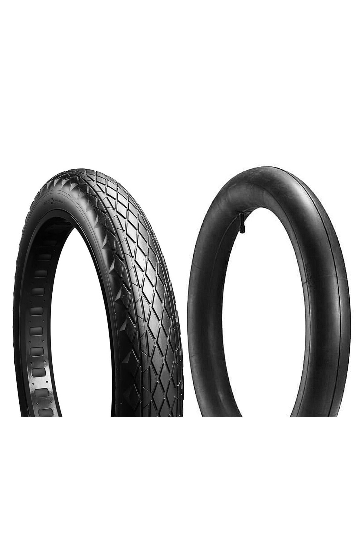 Chaoyang 20x4.00 3mm Zırhlı 1 İç+1 Dış Fat Bike Lastik Seti