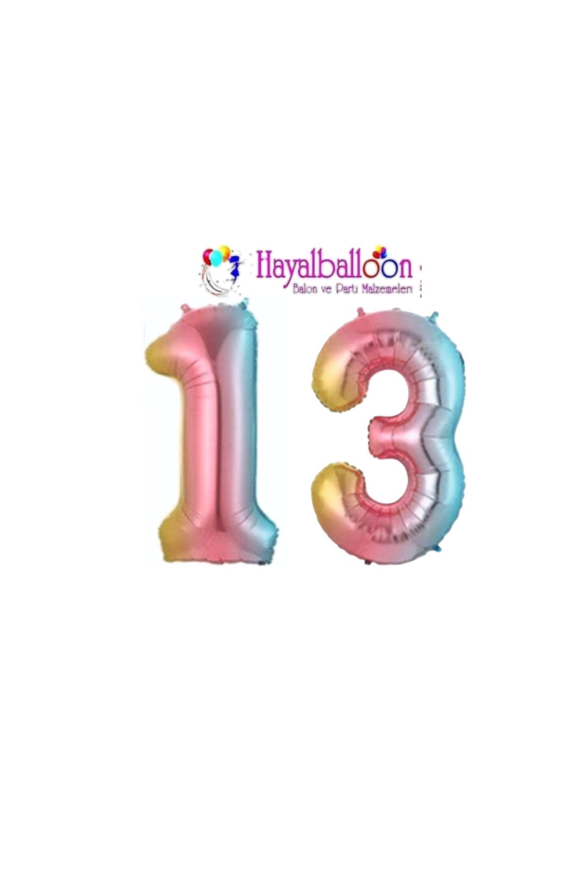 Hayal Balon 13 yaş folyo balon