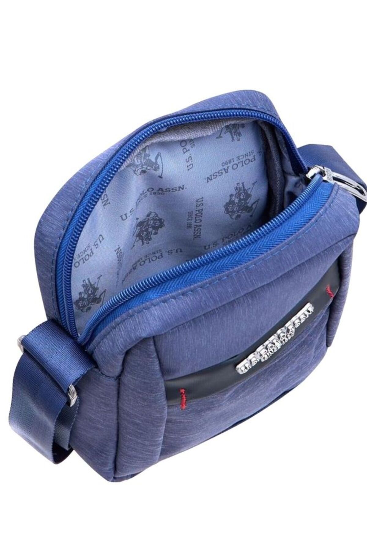 کیف پیام رسان آبی مردانه و زنانه کیسه پستاندار یونیسکس Blue Pleural23676 U.S. Polo Assn.