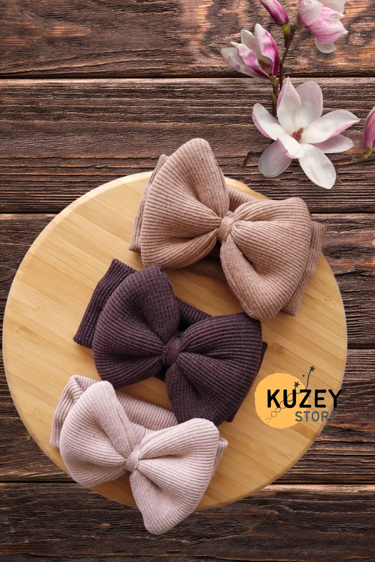 KUZEY STORE KIZ BEBEK FİYONK BANDANA SETİ