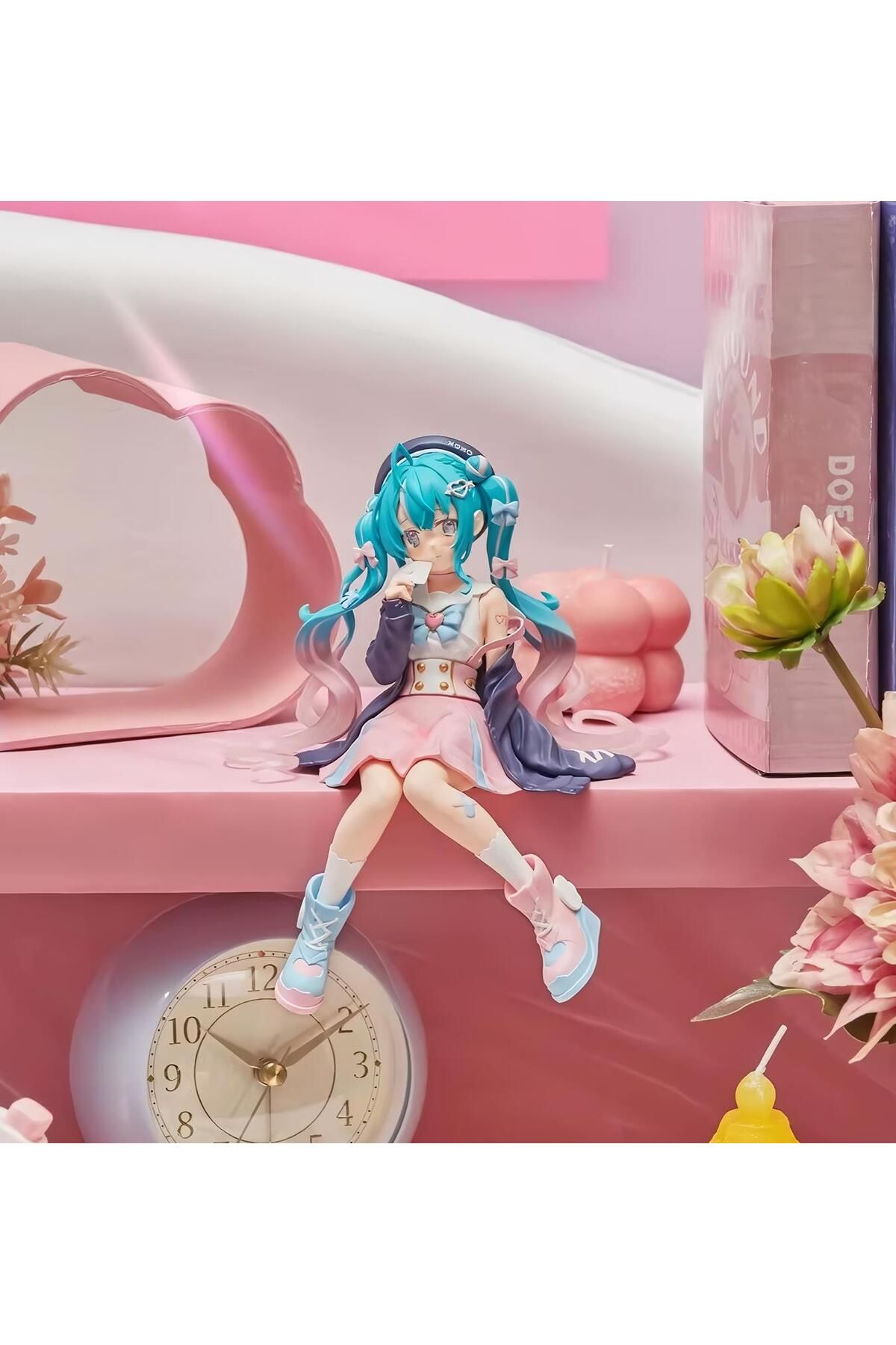 e-life shop Hatsune Miku Love Sailor Sanal Şarkıcı Manga Anime Karakter Figür Koleksiyon Figür Oyuncak Seti 14 c