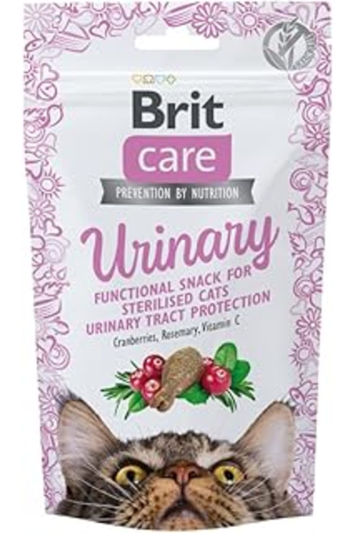 ZUHUDİ Brit Care Functional Snack, İDrar Yolu Problemlerini Düzenlemek İÇin, Tahılsız, Fonksiyonel Kedi